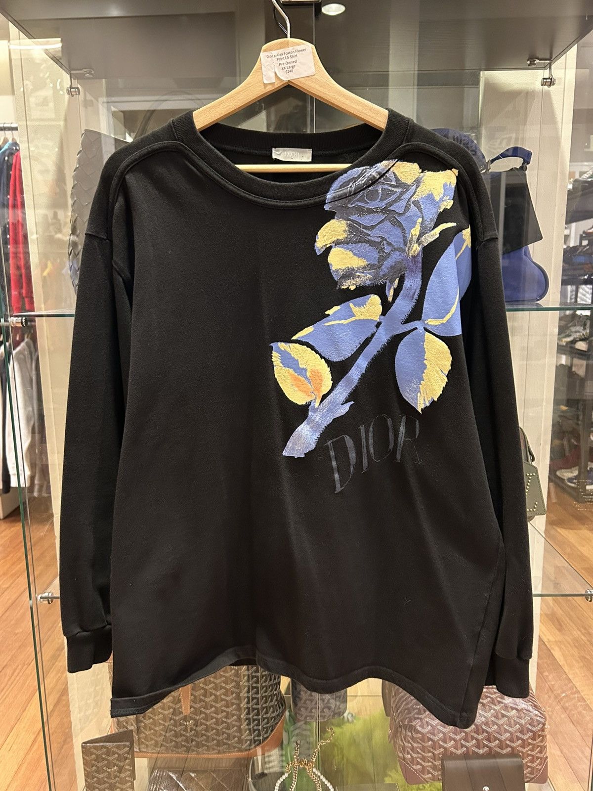 Dior X Alex Foxton Flower Print Longsleeve
