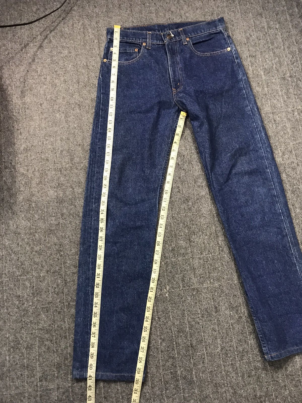 Levi's Vintage Clothing Levi's Lot 505 Zipper Indigo Denim Regular Straight Cut Size US 30 / EU 46 - 14 Thumbnail