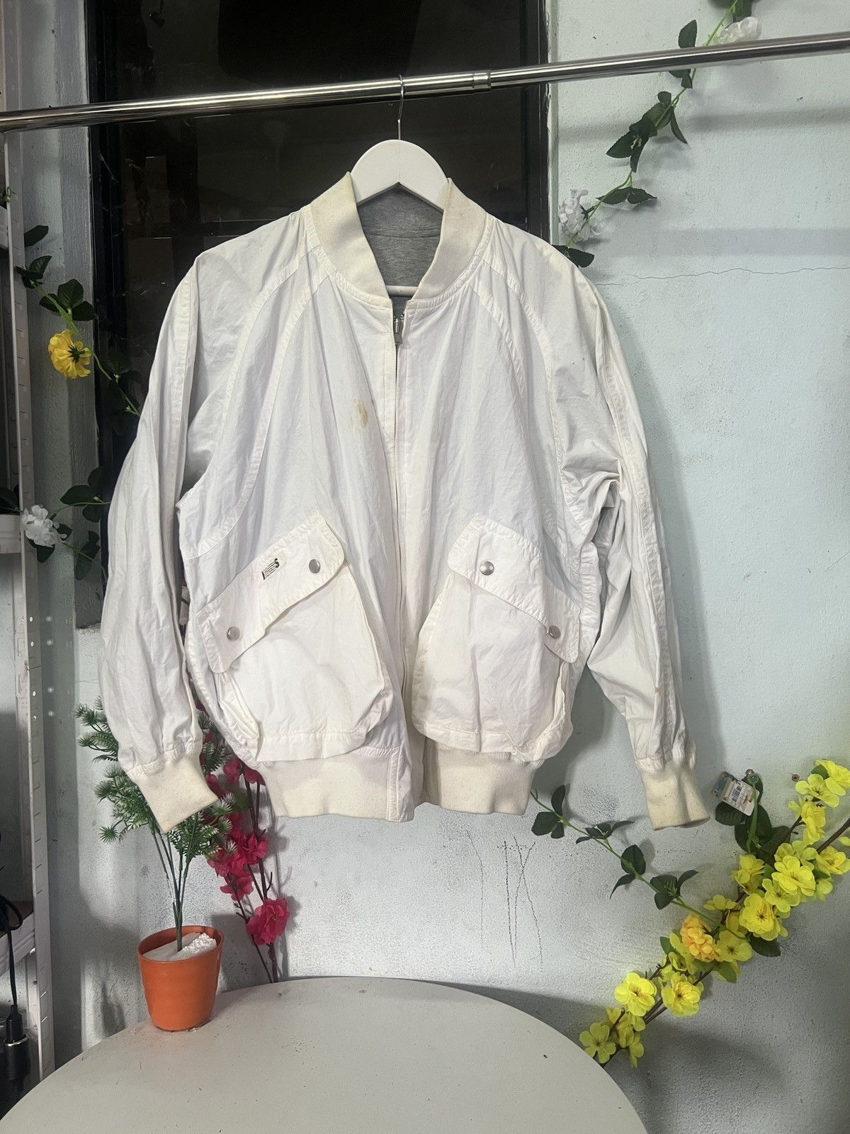 Issey Miyake × Tsumori Chisato Vintage 80s Issey Miyake Tsumori Chisato Reversible Jacket Size US M / EU 48-50 / 2 - 3 Thumbnail