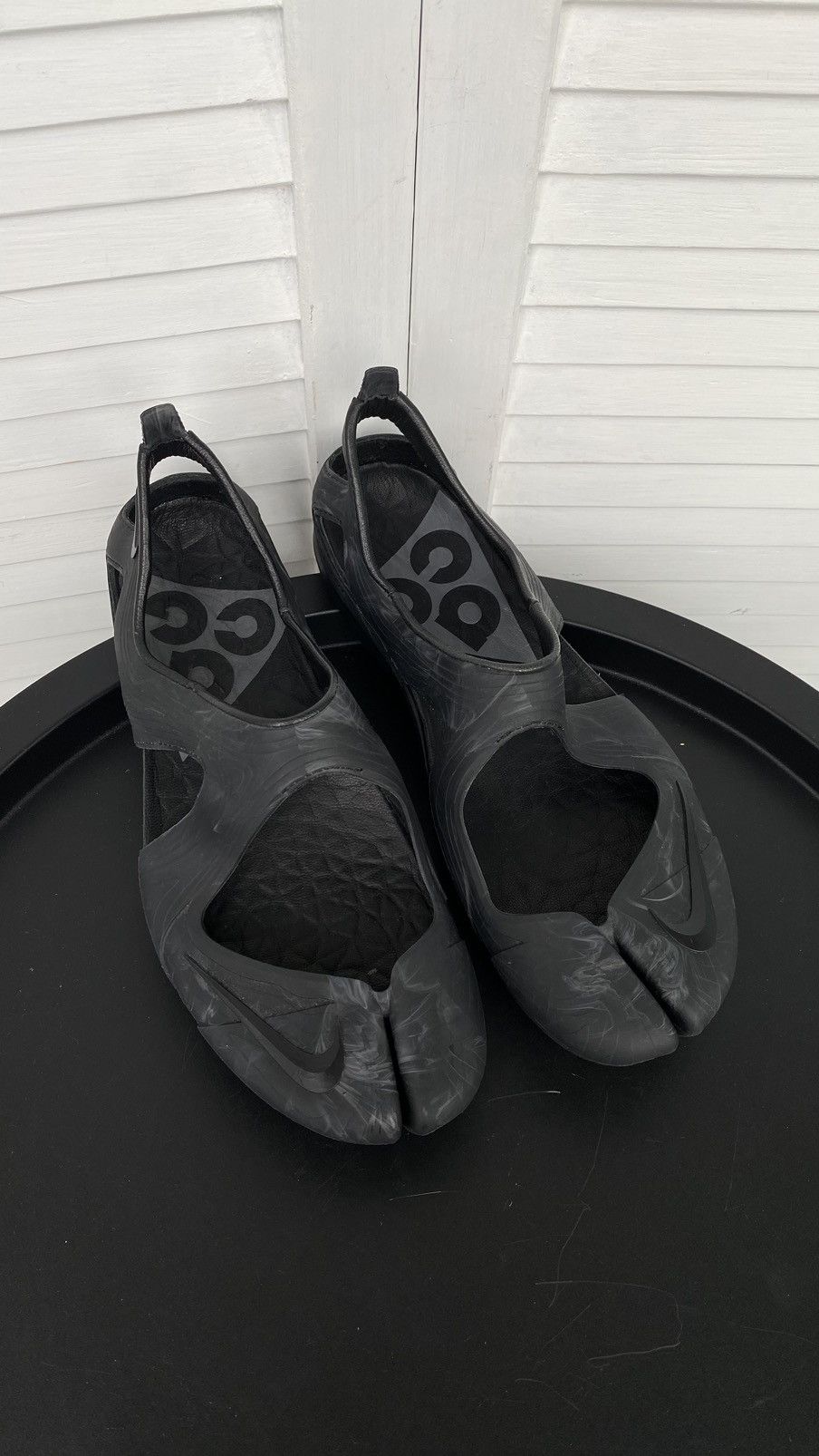 靴 27cm Nike Free Rift Sandal ACG SP Black Nike ACG Free Rift Waterproof Tabi Sandal | Grailed