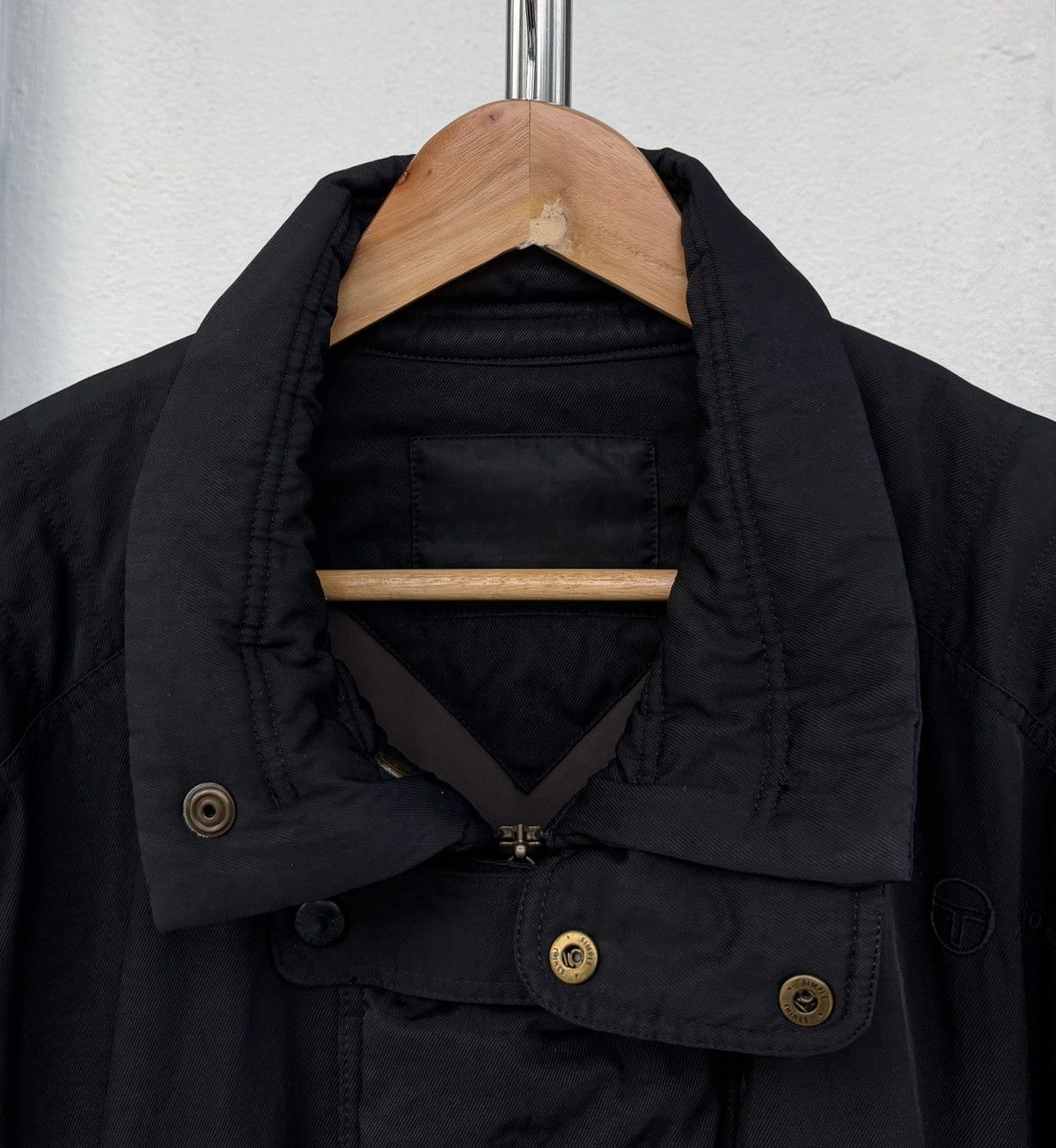 Sergio Tacchini Vintage Sergio Tacchini Milano Italia Black Bomber Jacket Size US M / EU 48-50 / 2 - 21 Thumbnail
