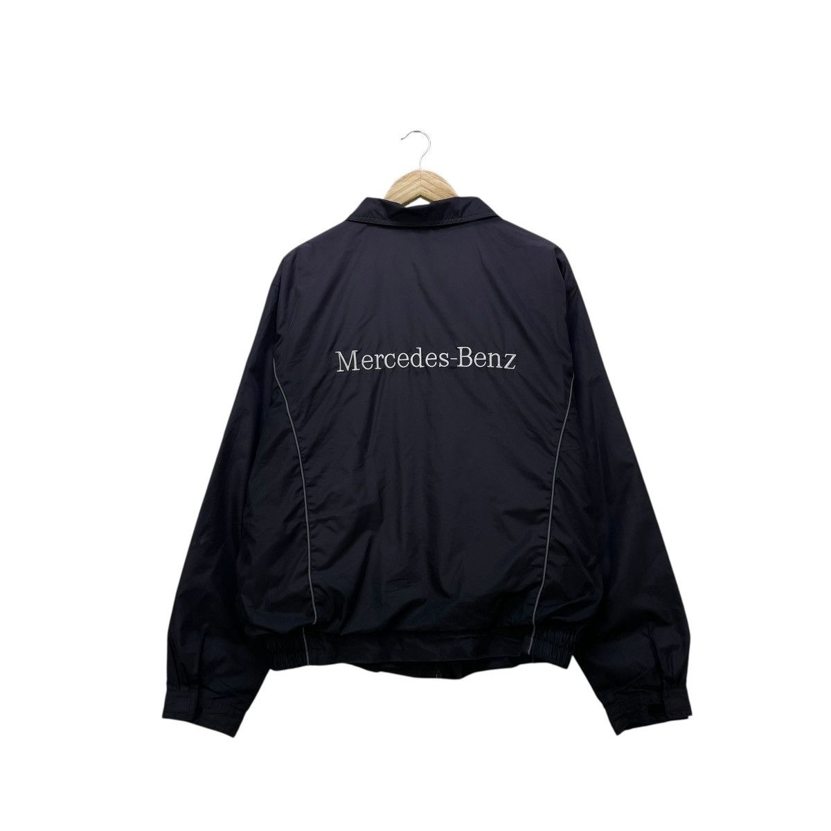 Mercedes-Benz 💥Vintage Mercedes Benz Bomber Zip Up Jacket Size US M / EU 48-50 / 2 - 2 Thumbnail