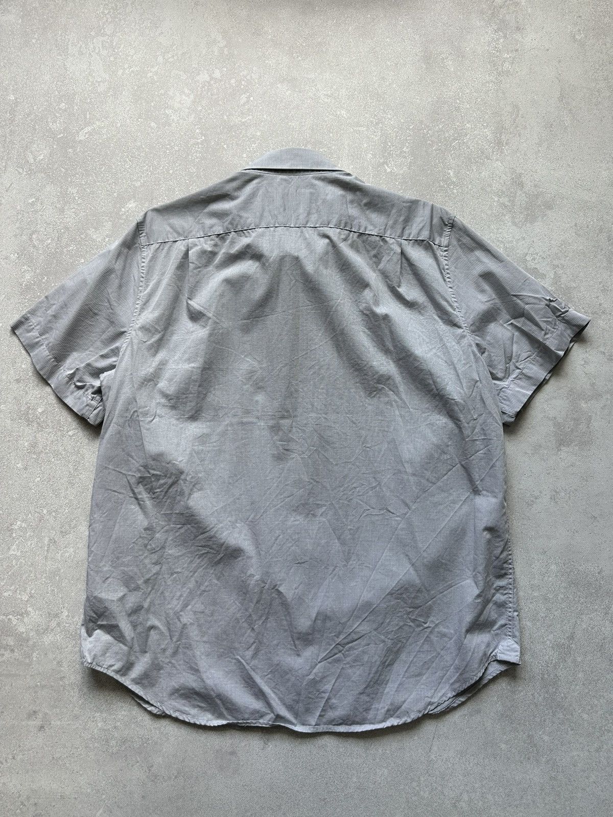 Lacoste Men's Lacoste Grey Check Short Sleeve Shirt Devanlay SZ 44 Size US XL / EU 56 / 4 - 11 Thumbnail