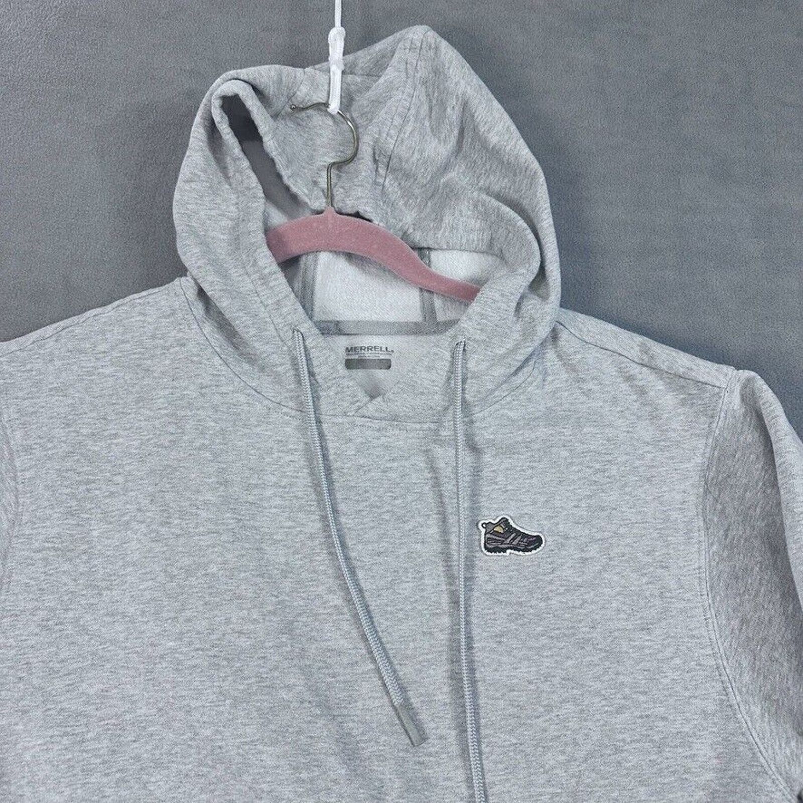 Merrell Merrell Hoodie Mens Sz Boot Medium Hood Sweatshirt Gray Size US M / EU 48-50 / 2 - 5 Thumbnail