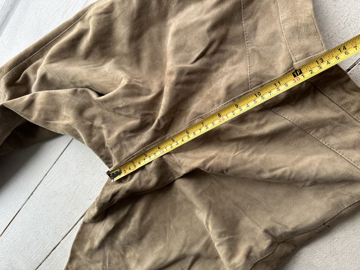 Leather 🚨Vintage leather pants motorcycles BROWN LUXURY Y2K Size 26" / US 2 / IT 38 - 18 Thumbnail