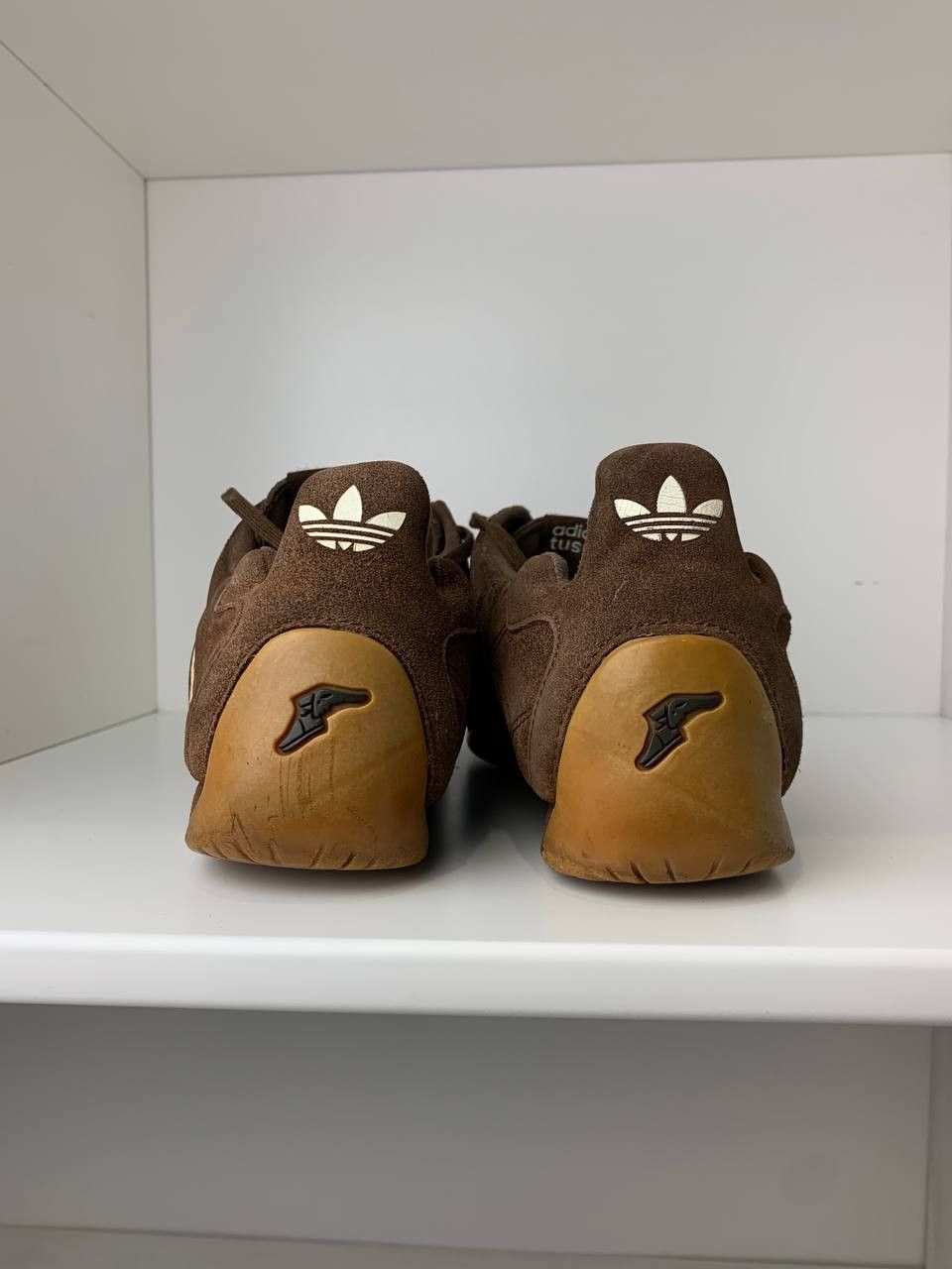 Adidas Adidas Tuscany Goodyear Brown Leather Driving Shoes Size US 7 / EU 40 - 7 Thumbnail