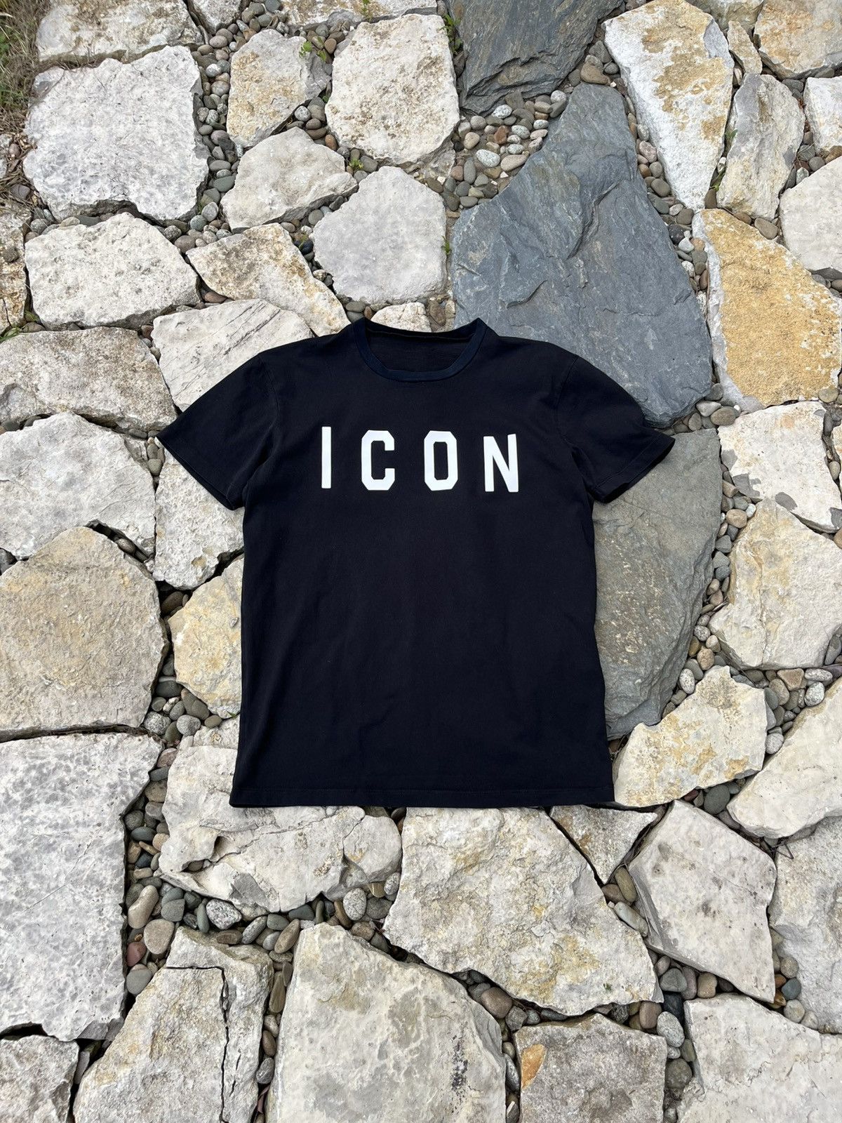 Designer × Dsquared2 Dsquared2 ICON big logo central t-shirt designer tee Canada Size US L / EU 52-54 / 3 - 1 Thumbnail