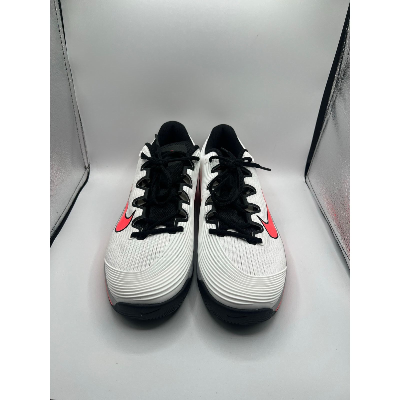 Nike Nike Vapor 12 “White/Wolf Grey/Hot Lava” size 10.5 men’s Size US 10.5 / EU 43-44 - 2 Thumbnail