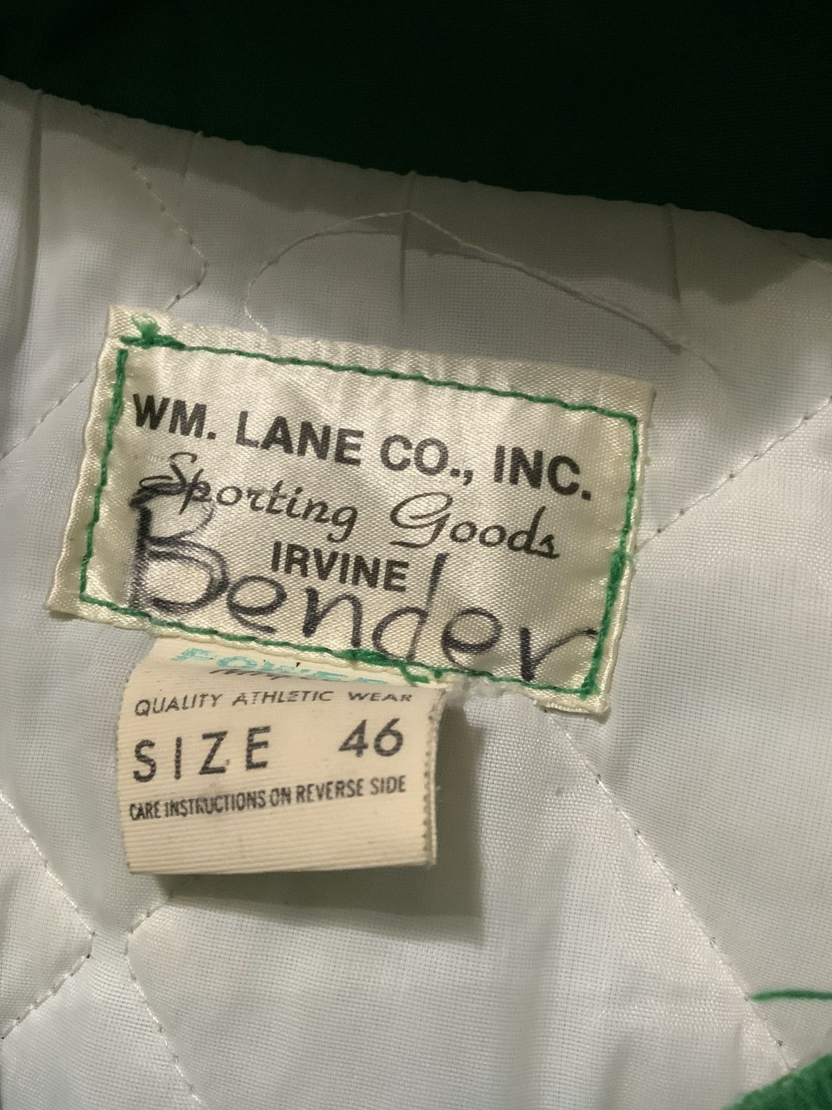 Vintage Vintage 60s WM Lane Sporting Goods Powers MFG Satin Jacket Size US L / EU 52-54 / 3 - 4 Thumbnail