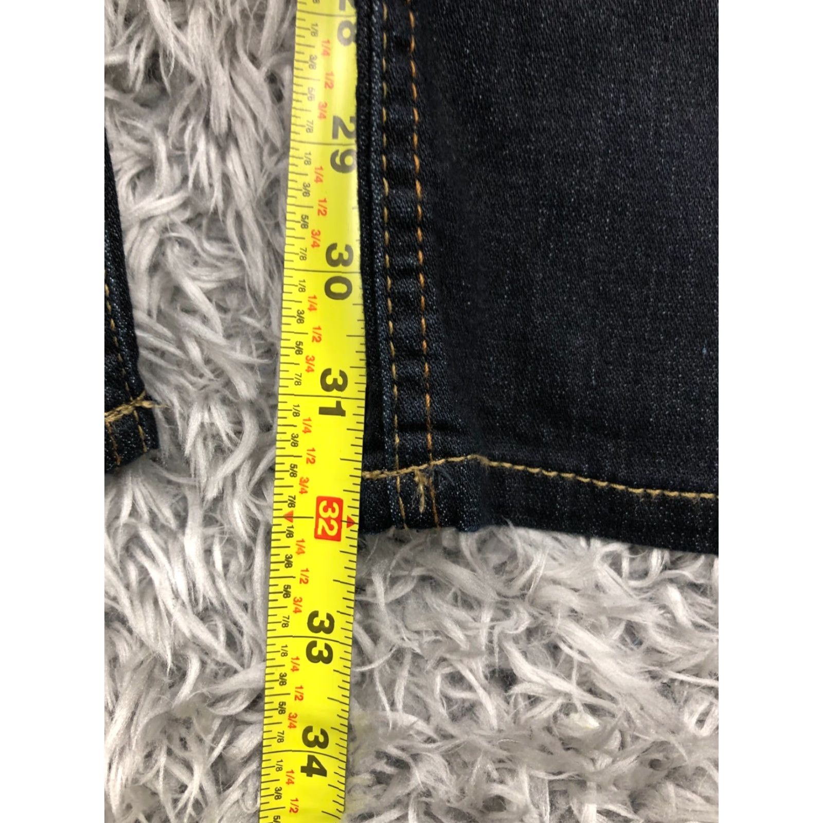 Vintage 17/21 Skinny Jeans Size 6 Womens Dark Wash Blue Jeans Size 28" / US 6 / IT 42 - 3 Thumbnail