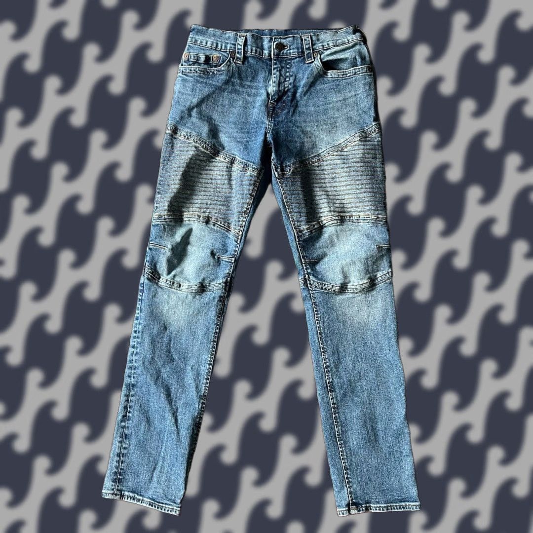 VINTAGE True Religion Men's Jeans Size 33x32 Geno Slim Fit Stretch