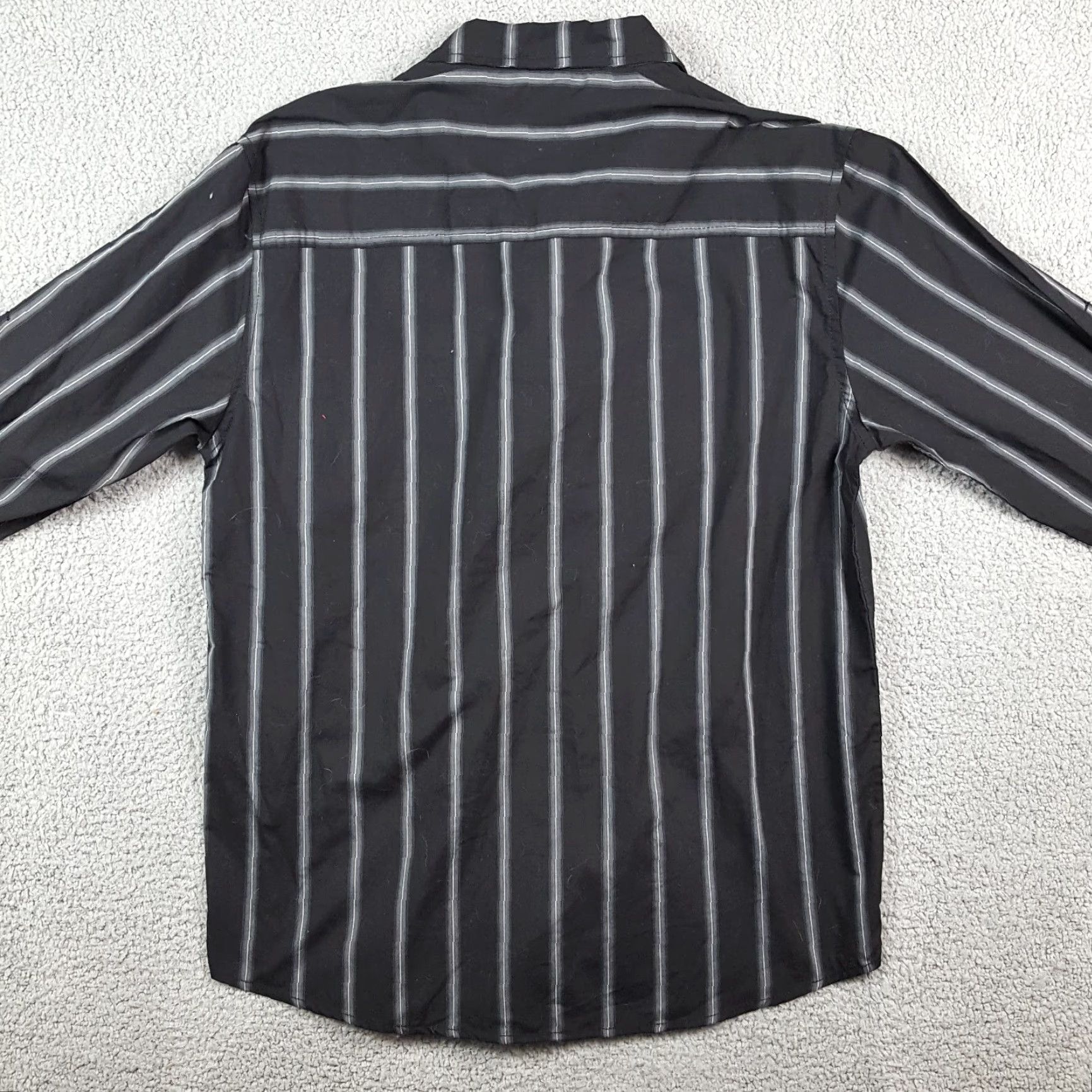 Southpole VINTAGE Y2K Southpole Black Striped Button-Up Shirt XL Mens Grunge Preppy Collared Retro Surf 90s Size US XL / EU 56 / 4 - 6 Thumbnail