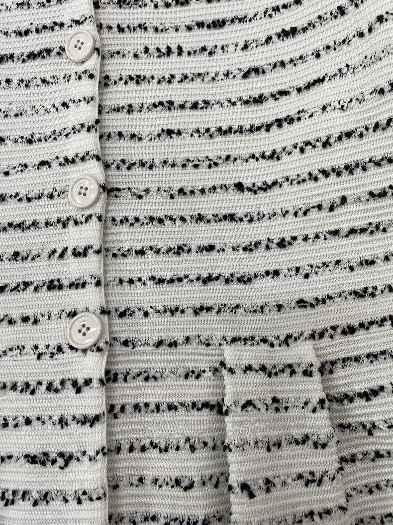 Dior Dior Black and white snowflake tweed long sleeves Size S / US 4 / IT 40 - 2 Thumbnail