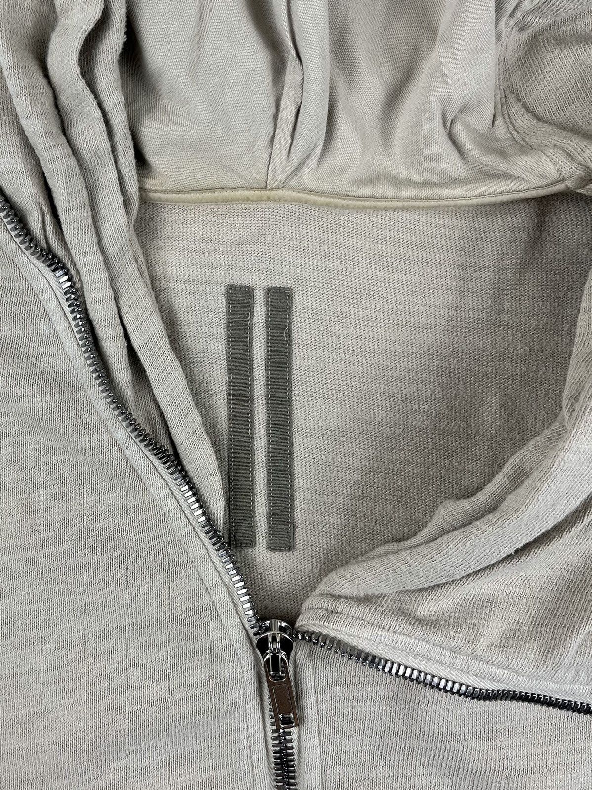 Rick Owens × Rick Owens Drkshdw FW18 Rick Owens BG Mountain Hoodie Diagonal Zip Size US XL / EU 56 / 4 - 6 Thumbnail