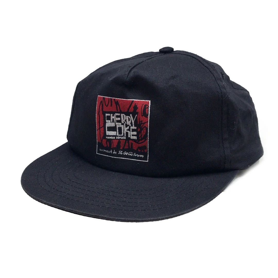 Coca Cola Coca-Cola Cherry Coke 1990 90s Vintage Old Logo Snapback Cap Size ONE SIZE - 1 Thumbnail