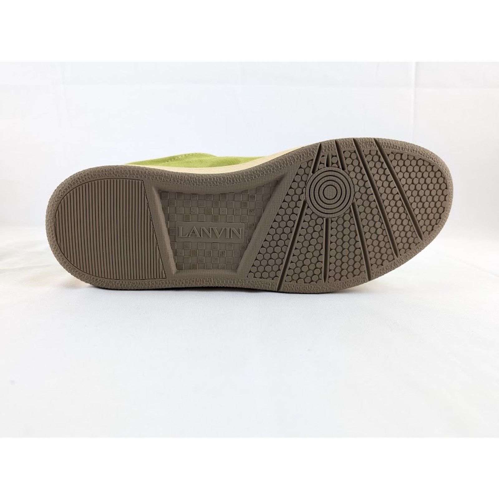 Lanvin o1rshd1 Lite Curb Low Top Sneakers in Asinth Green Size US 8 / EU 41 - 4 Thumbnail