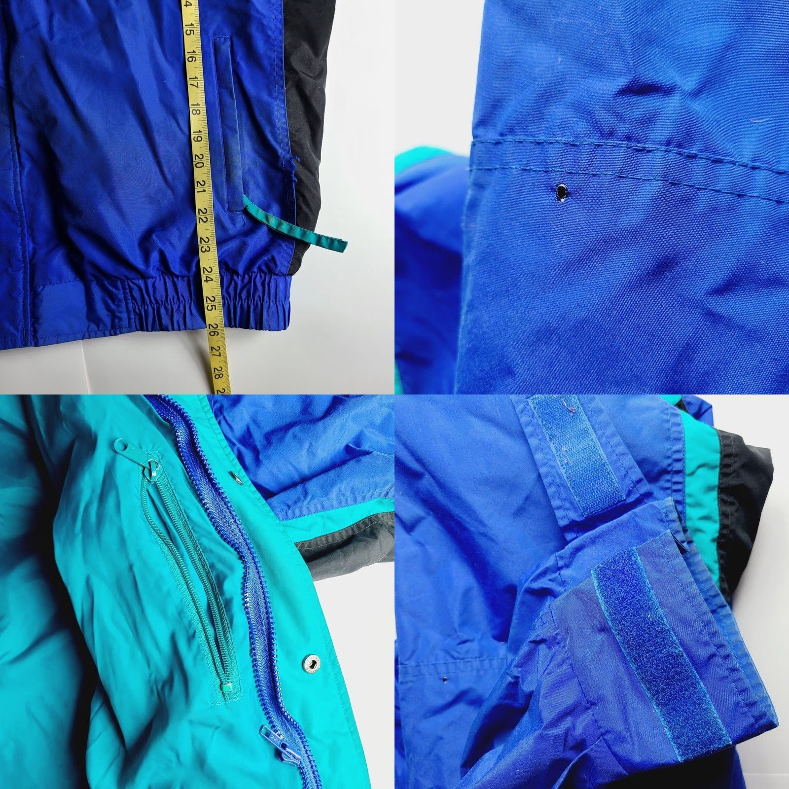 Etro VTG Columbia Bugaboo Windbreaker Jacket Men’s L Nylon 90s Blue Green Zip Regular Travel Hiking Workwear Mens Size US L / EU 52-54 / 3 - 8 Thumbnail
