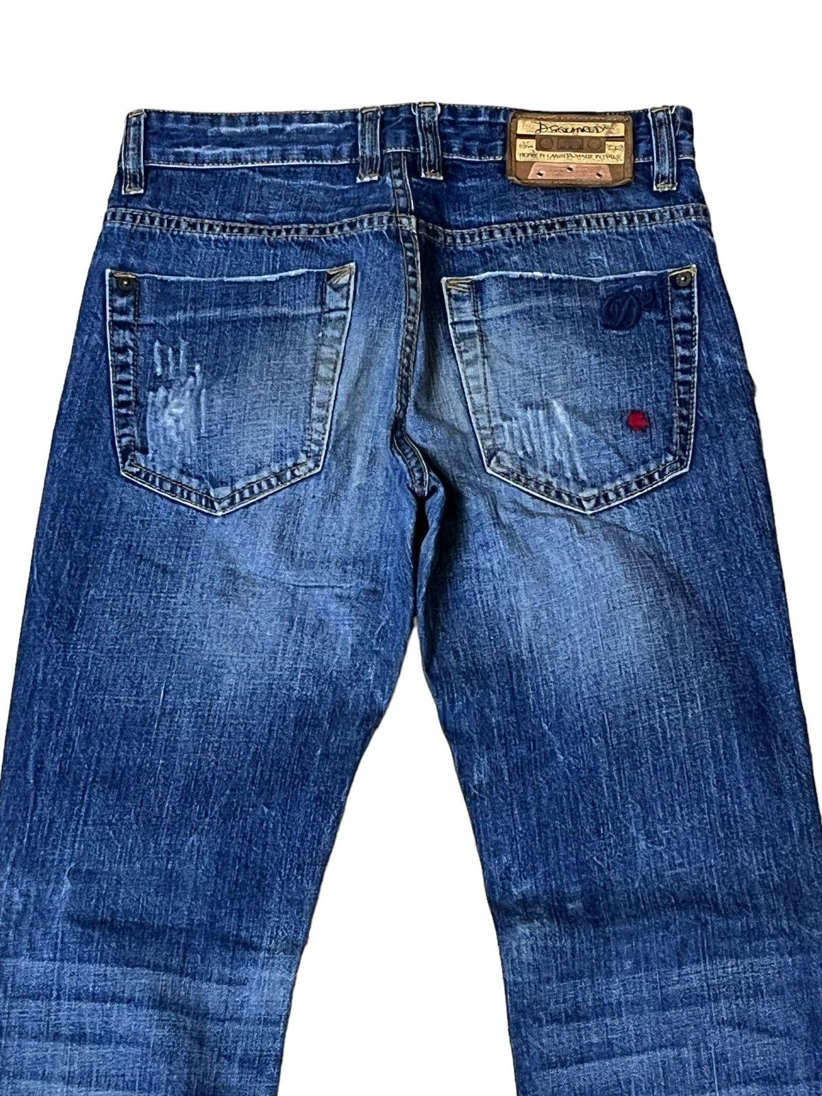 Dsquared2 SICK🔥DSQUARED2 JEAN SLIM FIT DISTRESSED STYLE JEANS Size US 30 / EU 46 - 6 Thumbnail