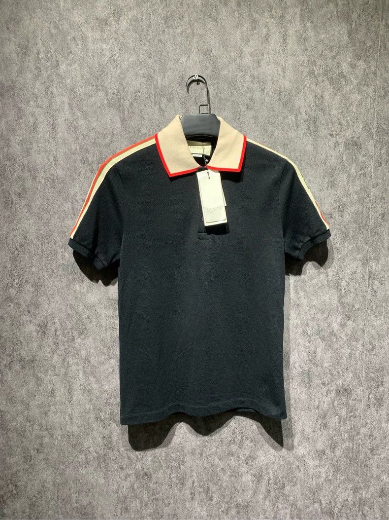 Gucci Gucci Polo stitching short sleeves 2501-Nextarrow Size US S / EU 44-46 / 1 - 1 Thumbnail