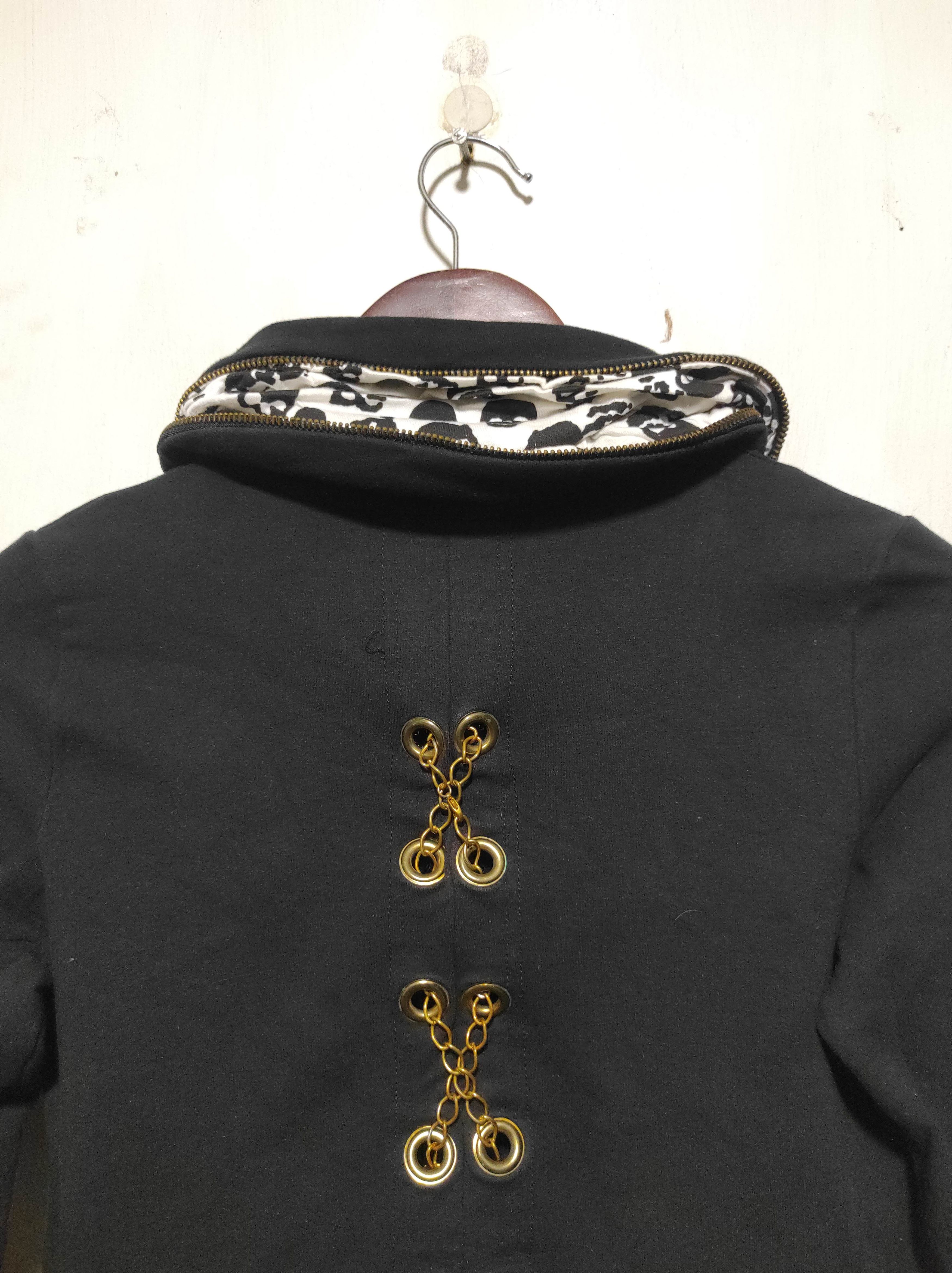 14th Addiction Black Zip Skull Sweater Ifsixwasnine Lgb Style Size XS / US 0-2 / IT 36-38 - 12 Thumbnail
