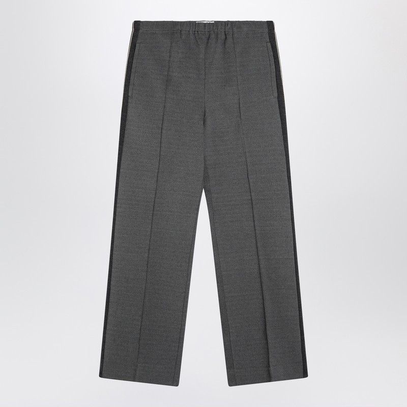 Miu Miu Miu Miu Anthracite Knitted Trousers In Punto Stoffa Size 27" / US 4 / IT 40 - 1 Thumbnail
