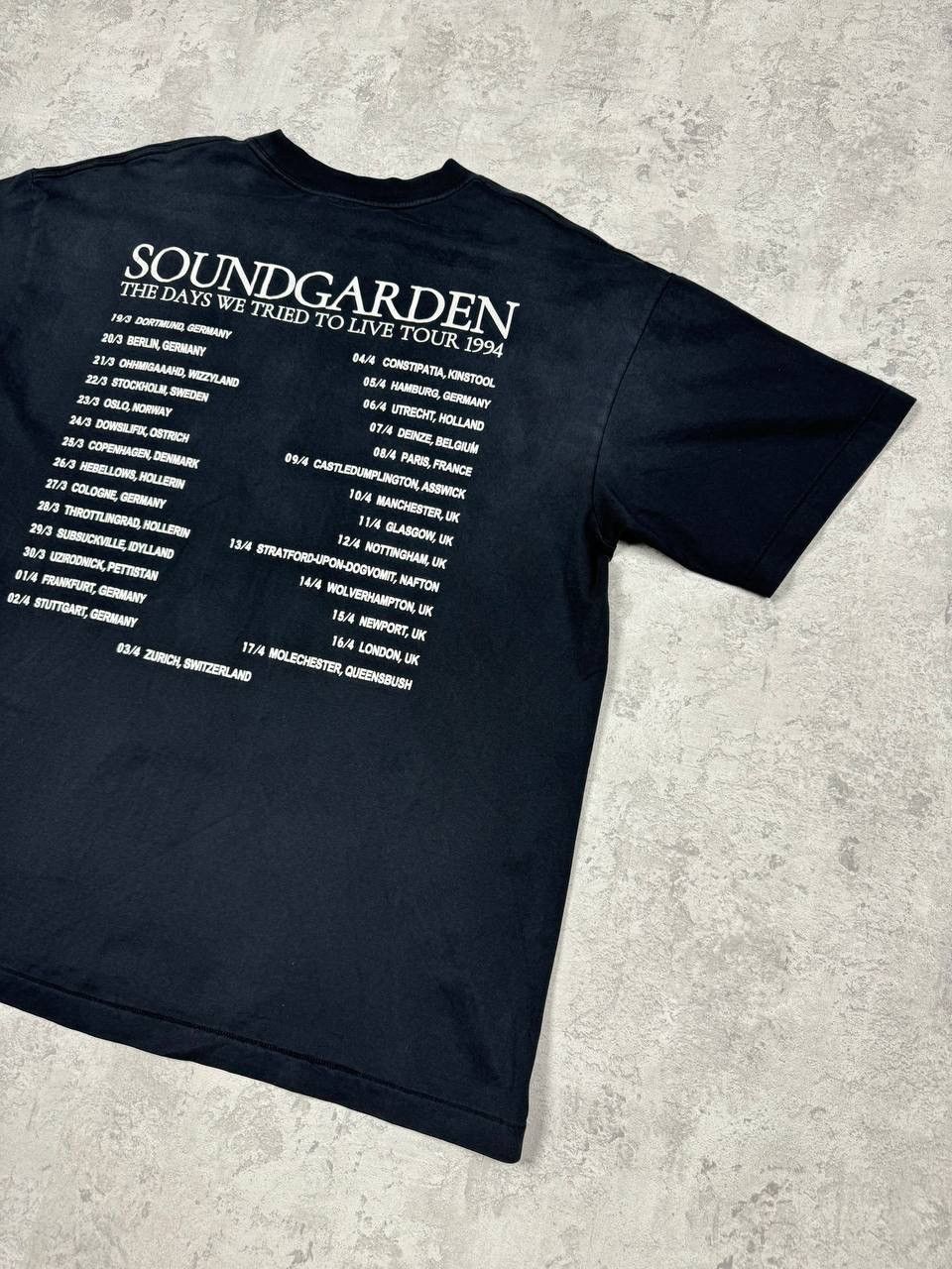 Band Tees Vintage Soundgarden 1994 Tour T-Shirt Size M Size US M / EU 48-50 / 2 - 9 Thumbnail