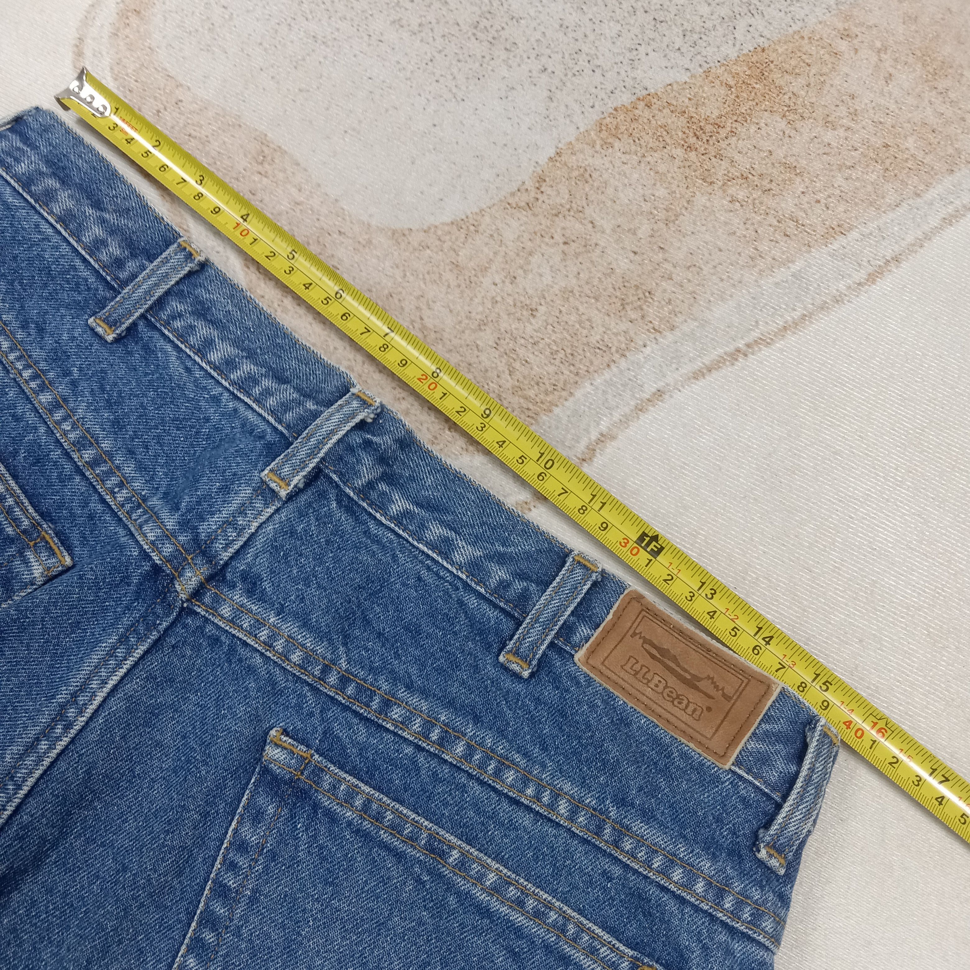 L.L. Bean L.L. Bean American Inner Fleece Denim Jeans C280N1 Size US 33 - 8 Thumbnail