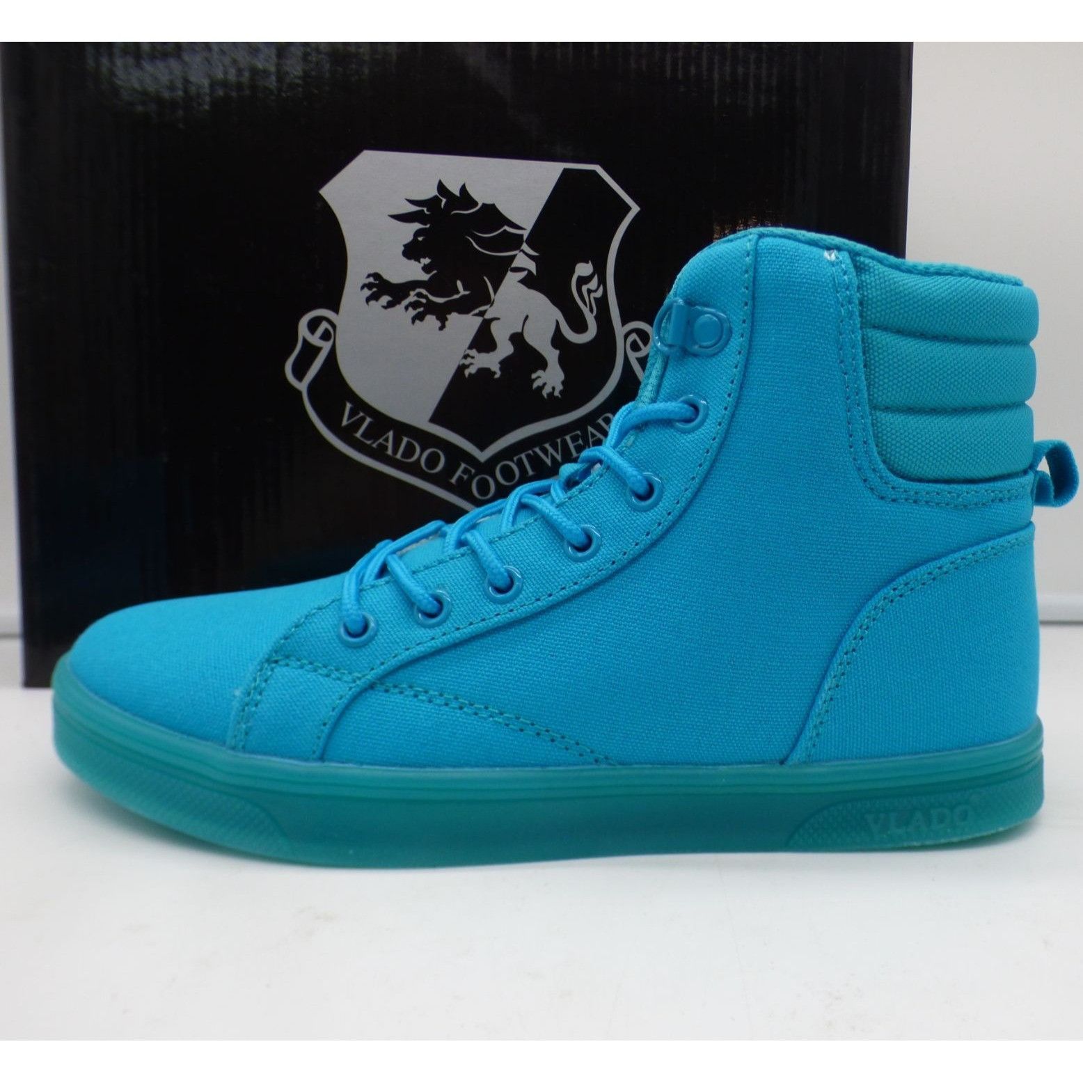 Vlado Vlado Footwear Athena Women’s HI-top Sneaker, Turquoise, Sz. Size US 6 / IT 36 - 2 Thumbnail