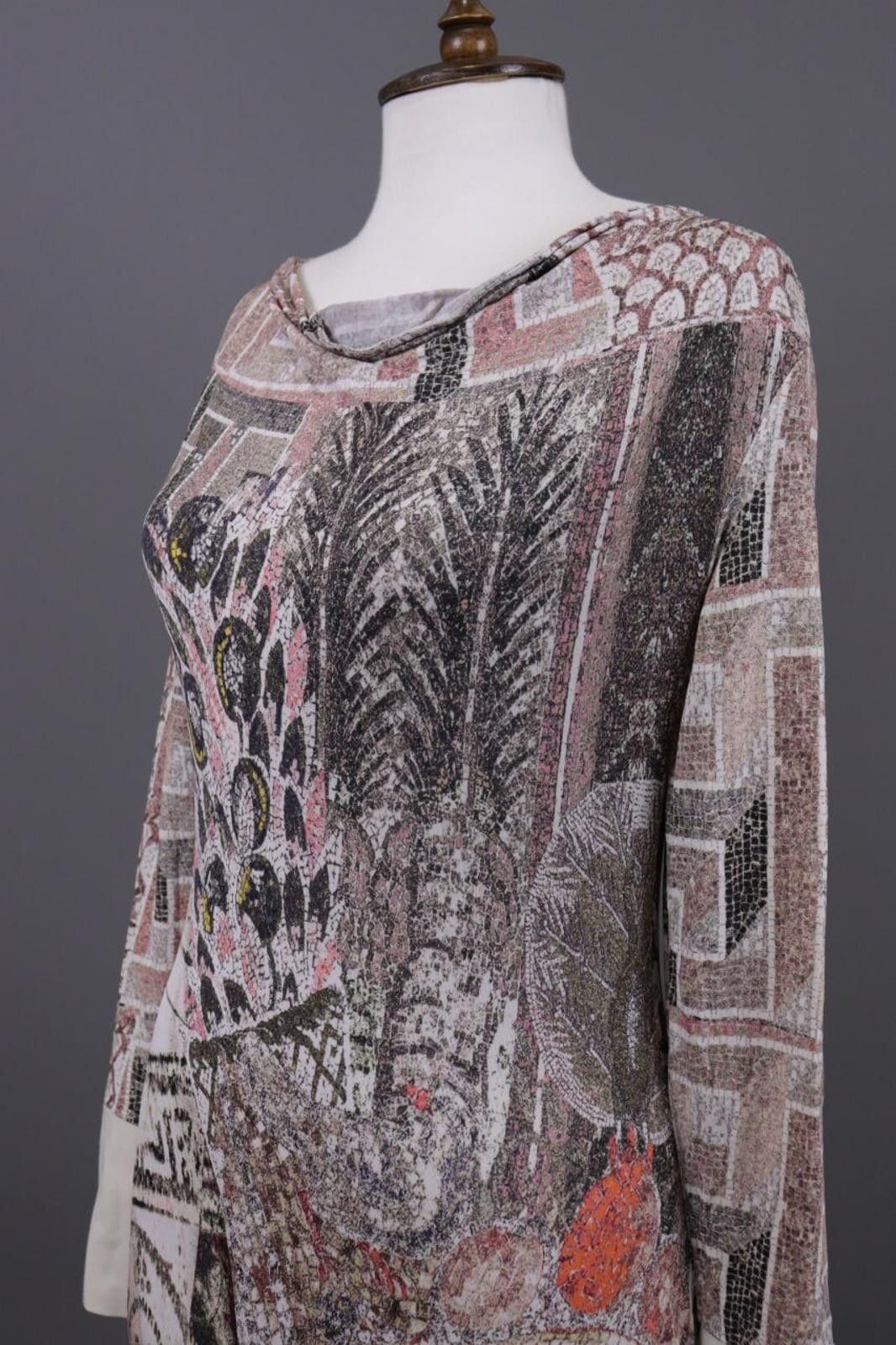 Designer Save The Queen Multicolor Aztec Knit Sweater Dress Size M Size M / US 6-8 / IT 42-44 - 6 Thumbnail