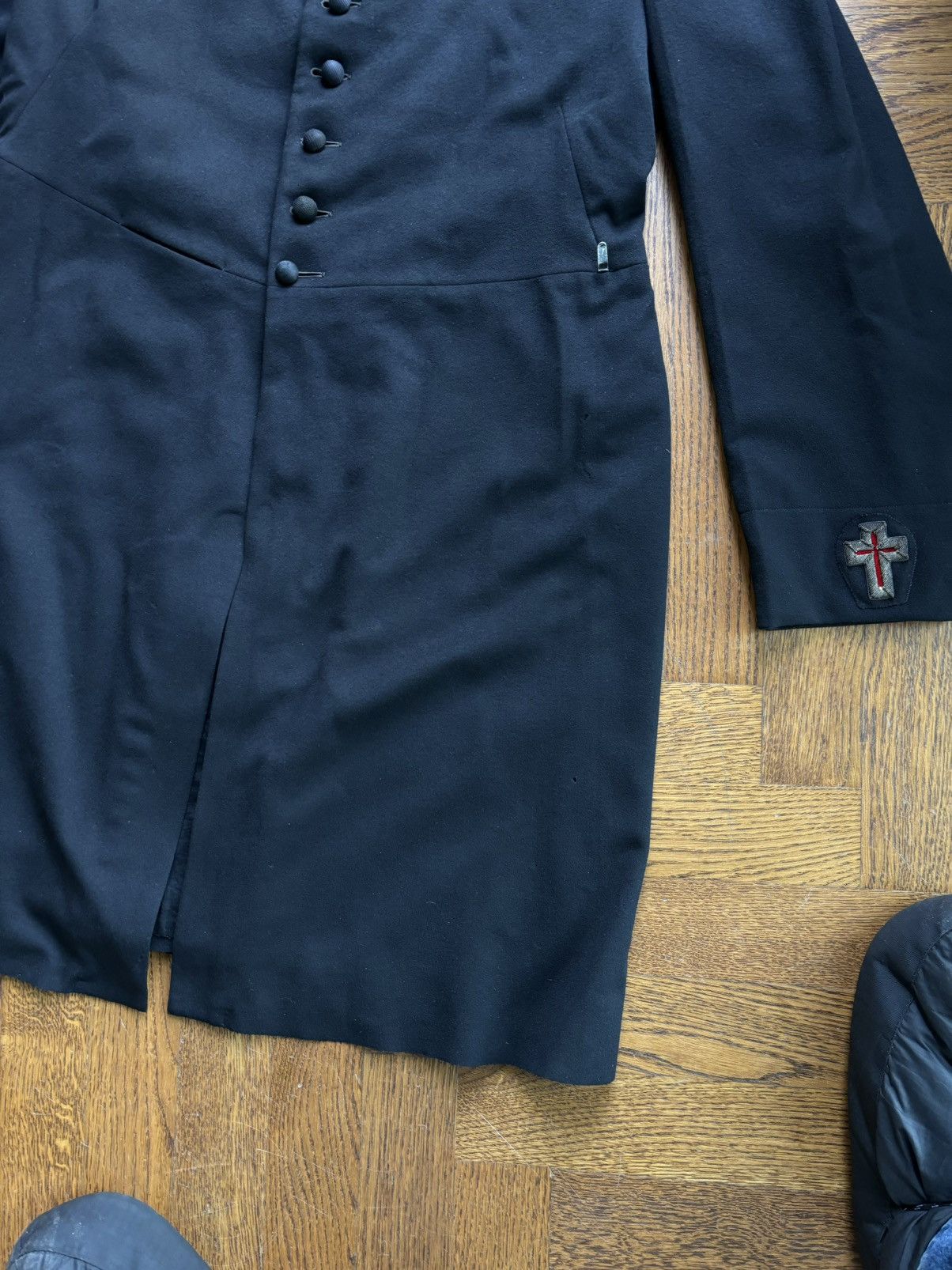 Vintage × Woolrich Woolen Mills 1920s Wool Frock Coat True Vintage Wool Peacoat Robe USA 30s Size US M / EU 48-50 / 2 - 21 Thumbnail