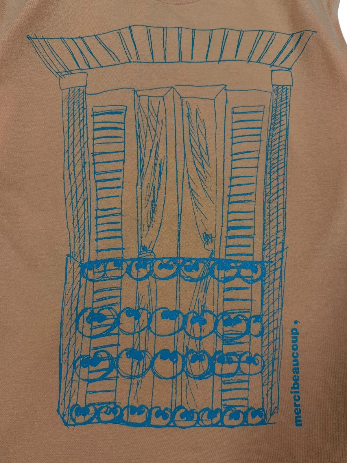 mercibeaucoup Mercibeaucoup,Miyake Design Hybrid Linen Cotton Tee Size US M / EU 48-50 / 2 - 6 Thumbnail
