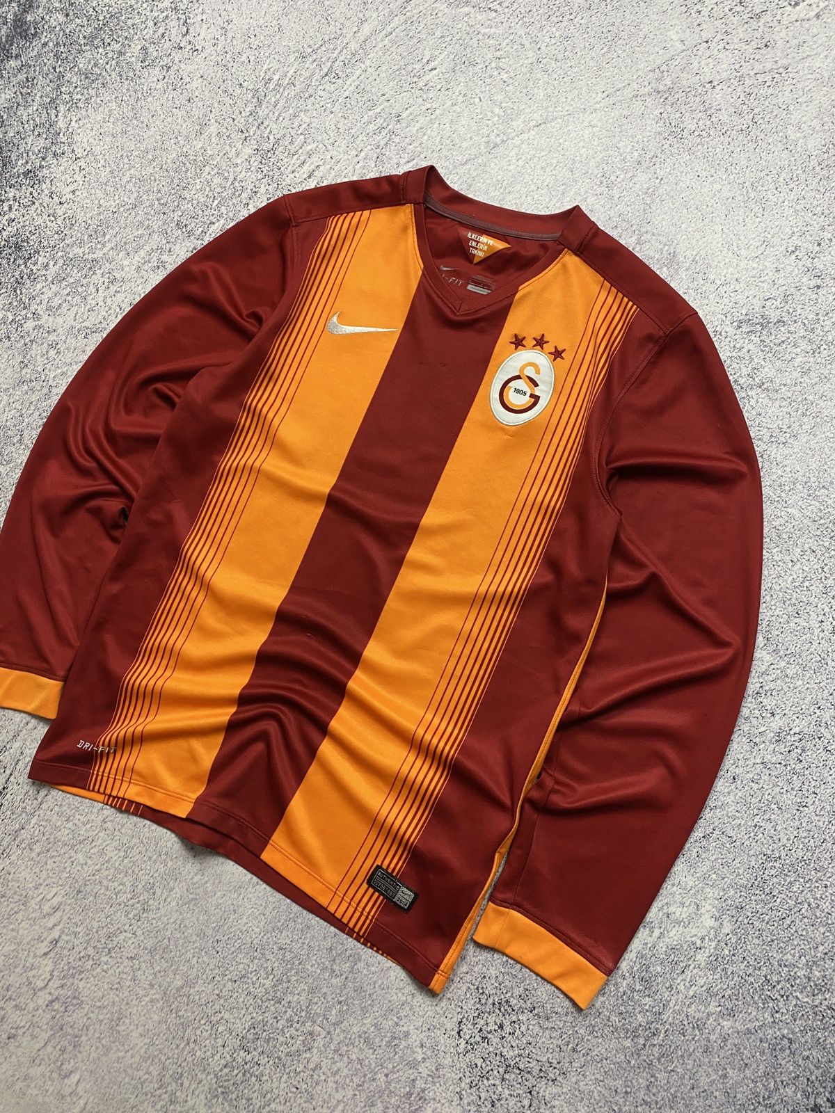 Nike Nike Galatasaray 2014-15 Home Longsleeve Soccer Jersey Size US S / EU 44-46 / 1 - 2 Thumbnail
