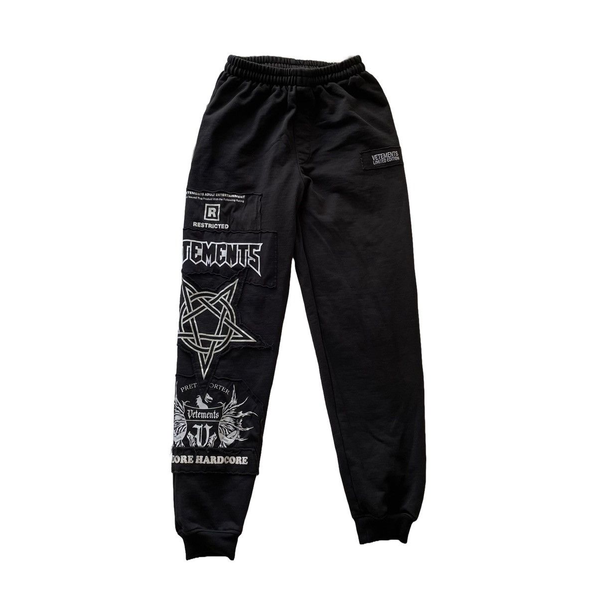 Vetements Vetements 'J'adore Hardcore' Sweatpants Size US 30 / EU 46 - 1 Thumbnail