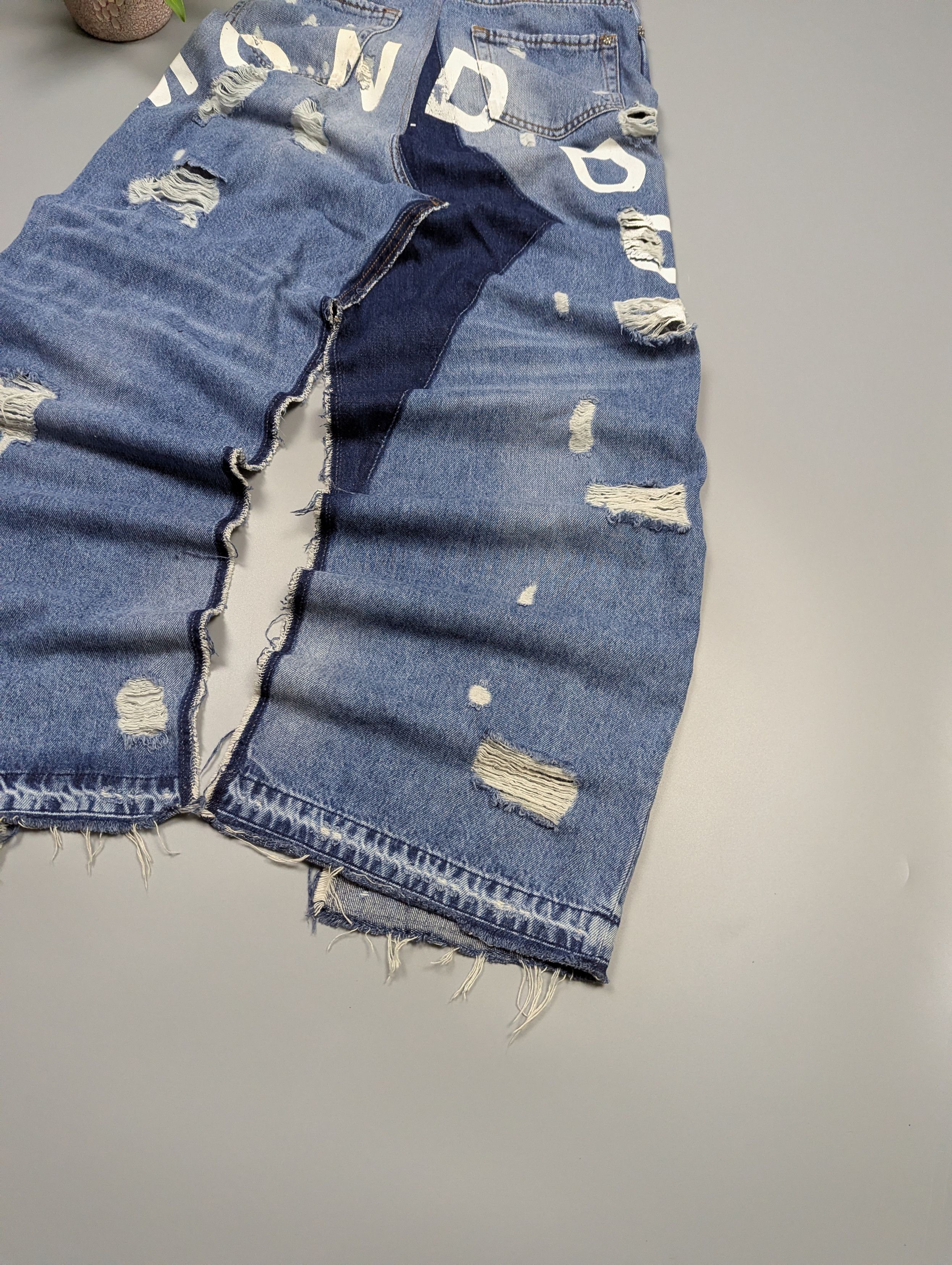 John Richmond John Richmond JORDIN Denim Maxi Skirt Y2K Jeans Style Size 27" / US 4 / IT 40 - 5 Thumbnail