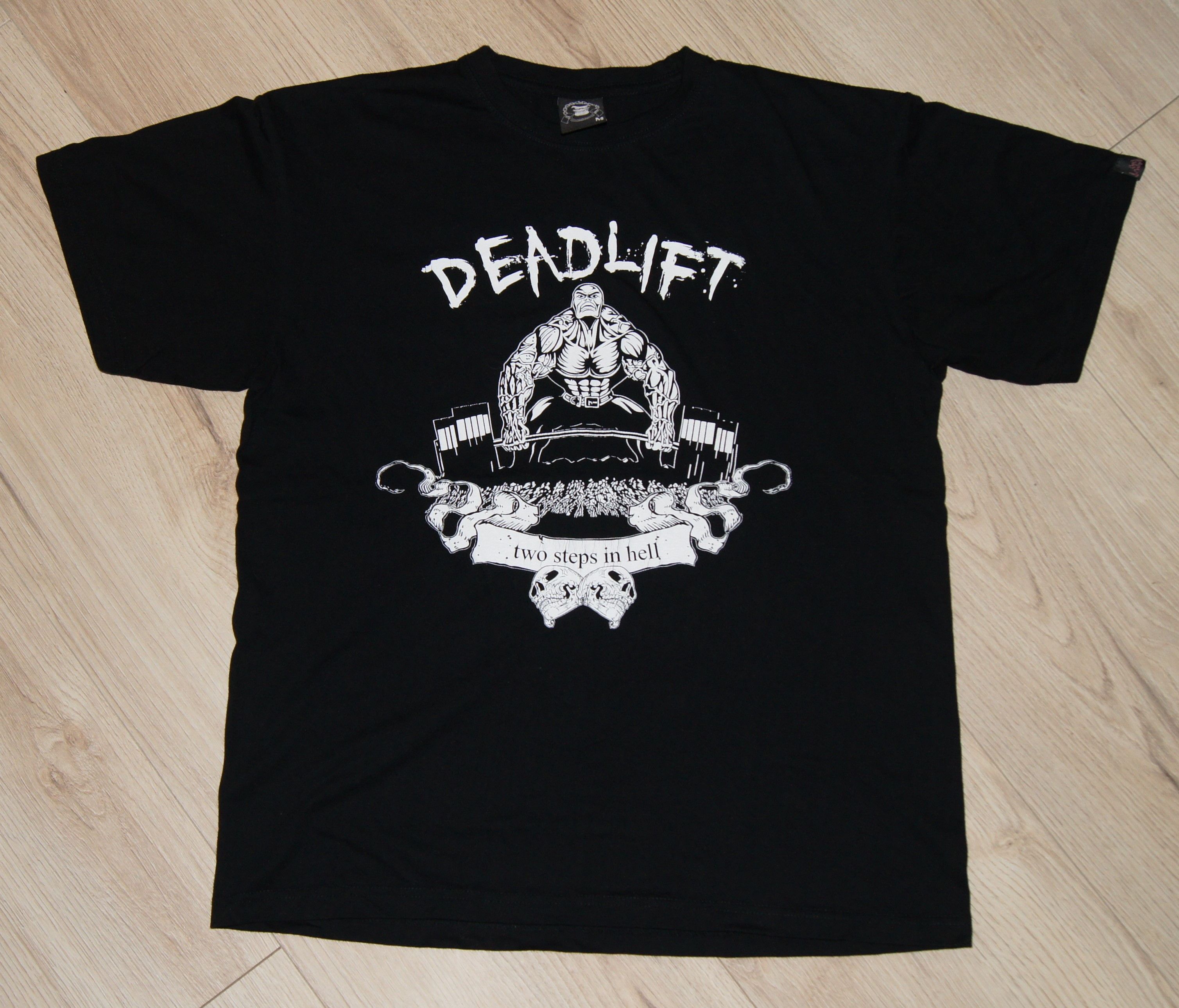 Designer Black T-Shirt Klatka Goryla Size M Hell Gym Fitness Street Size US M / EU 48-50 / 2 - 2 Thumbnail