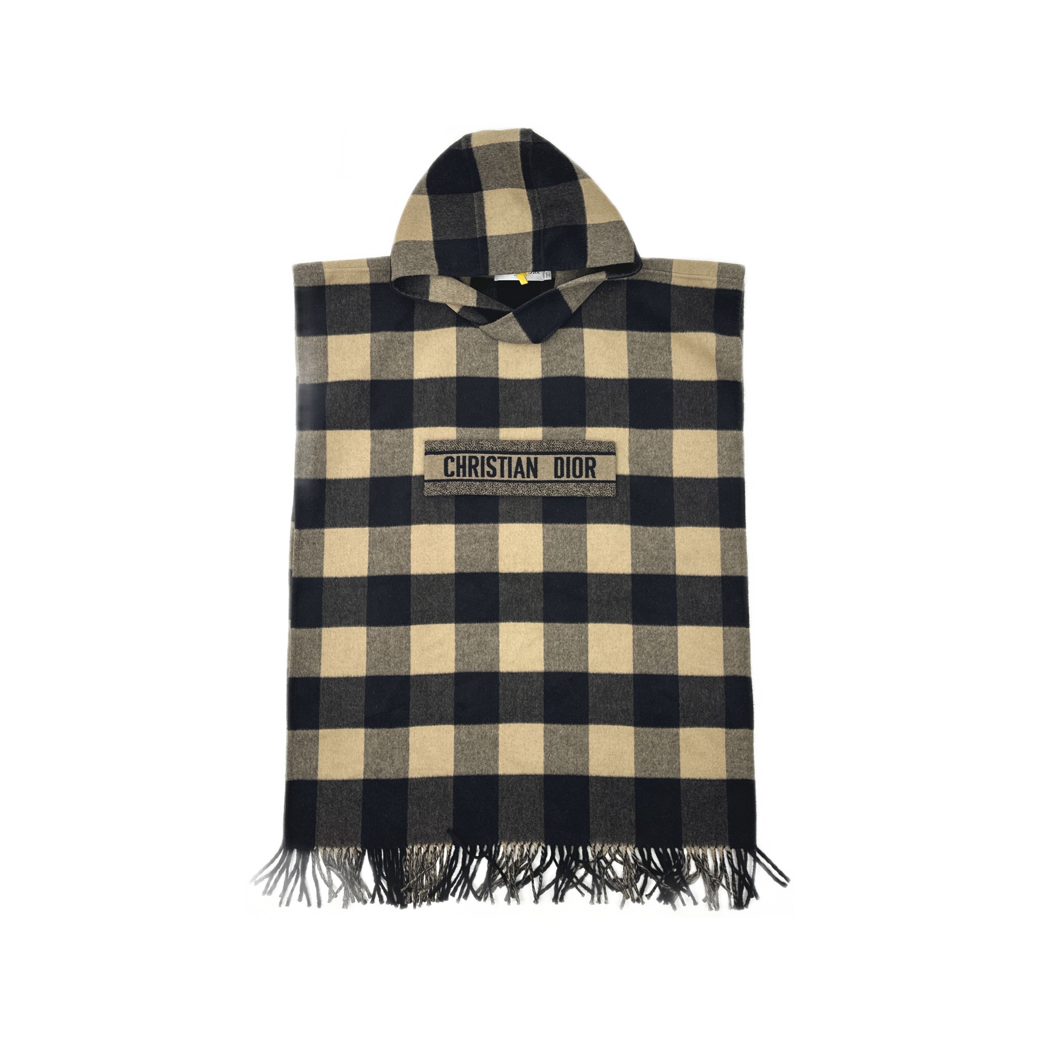 Dior Dior Check Logo Hooded Cape Size S Size US S / EU 44-46 / 1 - 1 Thumbnail