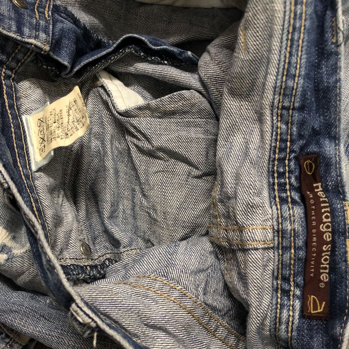 If Six Was Nine × Japanese Brand × Le Grande Bleu (L.G.B.) VINTAGE JAPANESE BRAND HERITAGE STONE DENIM JEANS Size US 32 / EU 48 - 18 Thumbnail