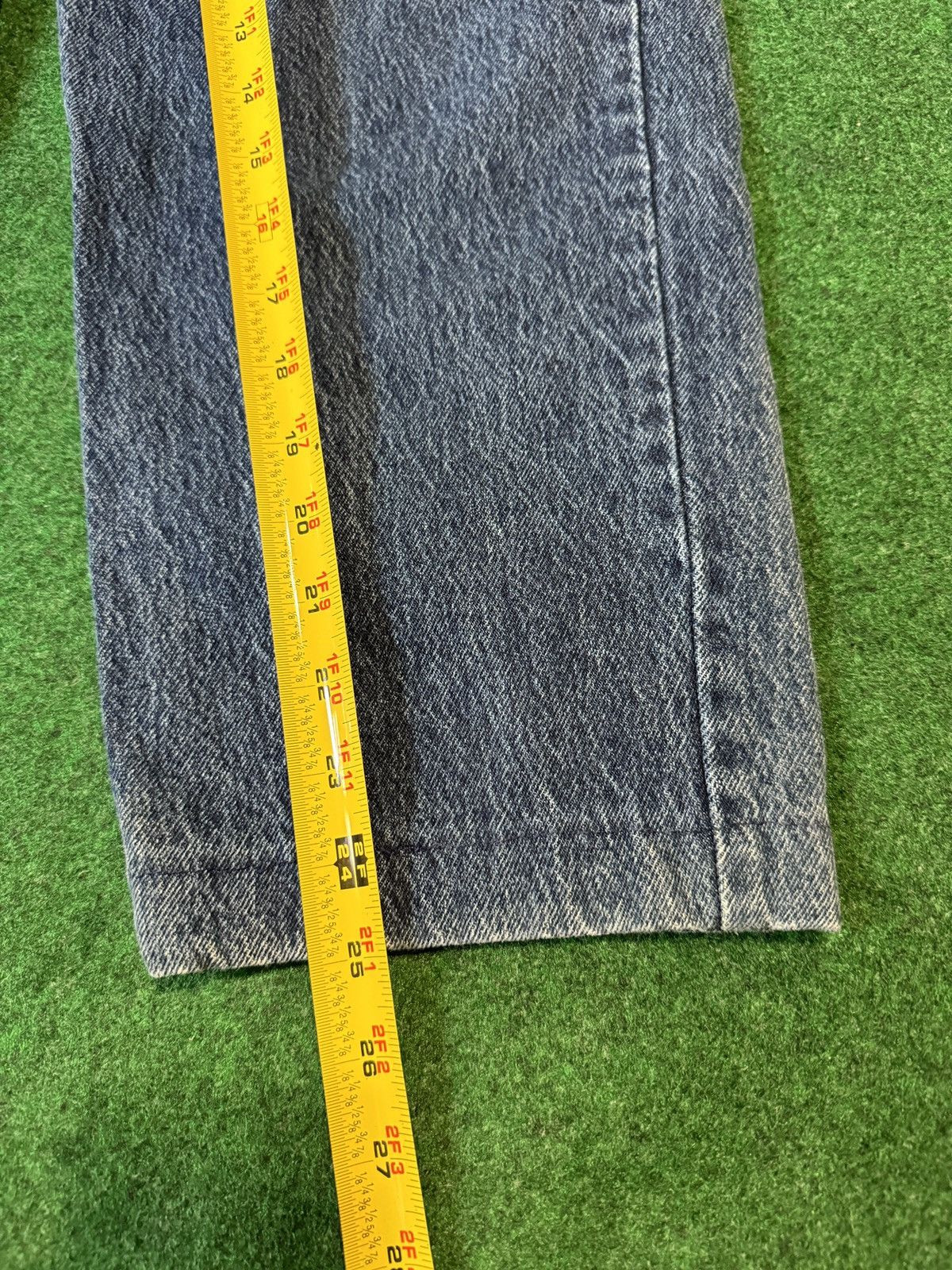 Levi's Vintage Clothing × Vintage Vtg 80s Levi’s Orange Tab Student Straight Leg 28x25 Jeans Size US 28 / EU 44 - 8 Thumbnail
