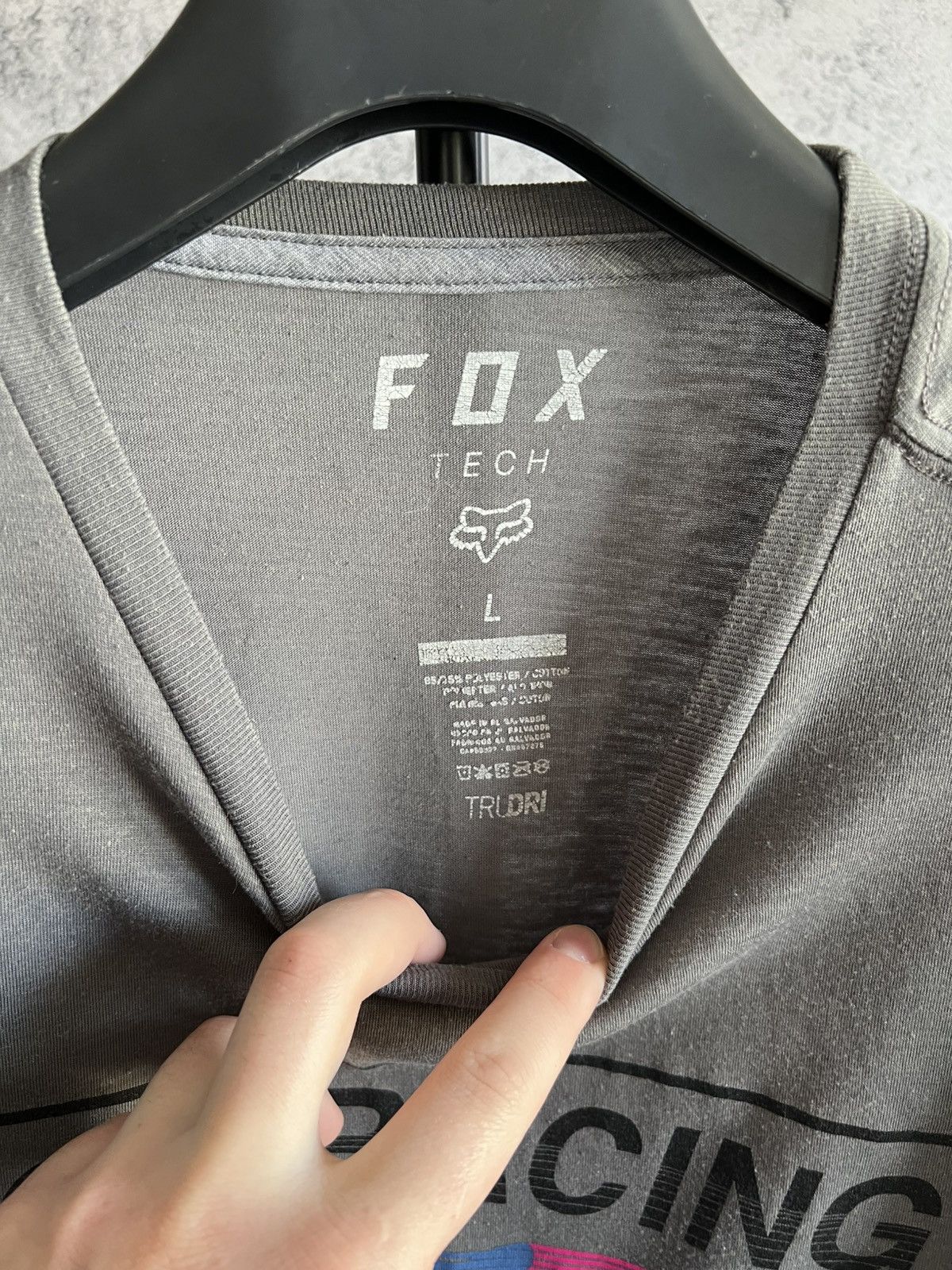 Fox Racing Fox Tech TRUDRI Racing T-Shirt Size US L / EU 52-54 / 3 - 5 Thumbnail