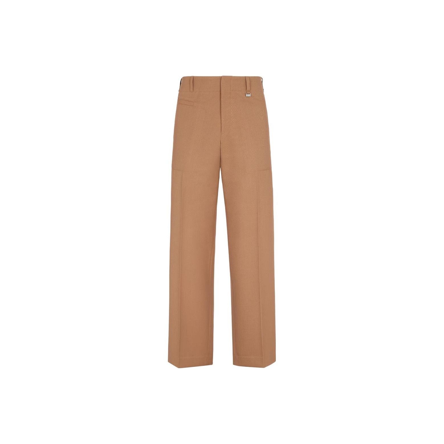 Fendi Fendi Wool Straight Leg Trousers Size 34 Size US 34 / EU 50 - 1 Thumbnail