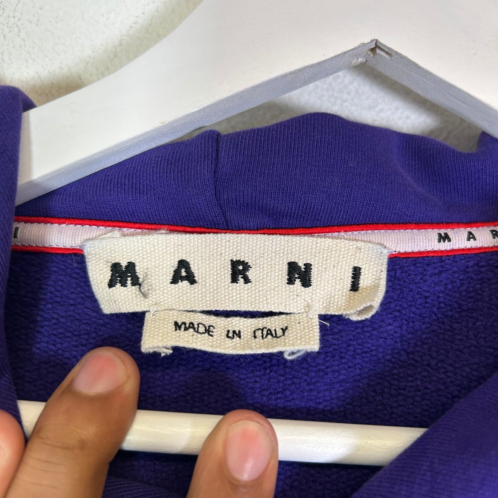 Marni Marni Spray Paint Logo Hoodie Size US S / EU 44-46 / 1 - 3 Thumbnail