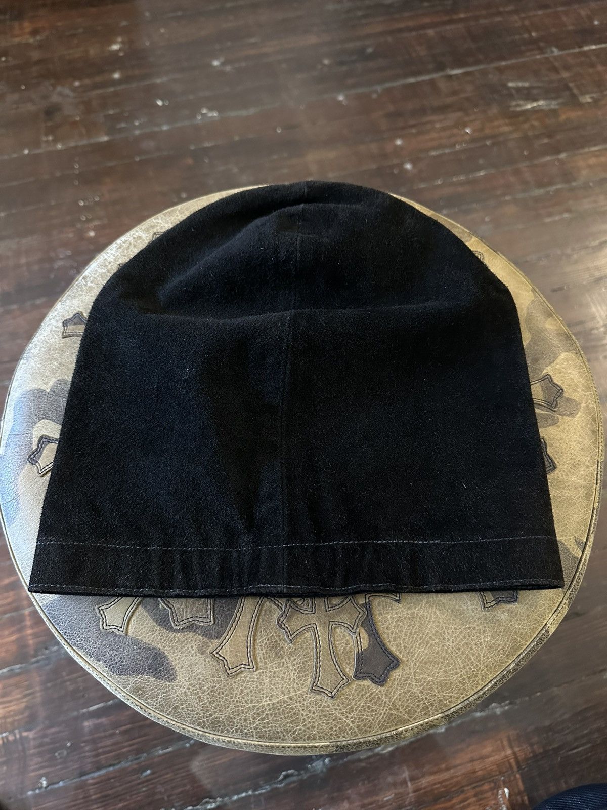 Chrome Hearts CHROME HEARTS FULLY SUEDE BEANIE Size ONE SIZE - 2 Thumbnail