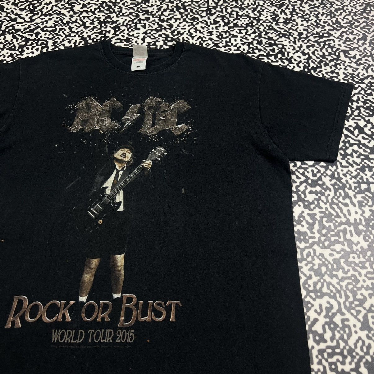 AC/DC Vintage Y2K AC/DC Rock Or Bust Band Rock Tour T-shirt Size US L / EU 52-54 / 3 - 5 Thumbnail