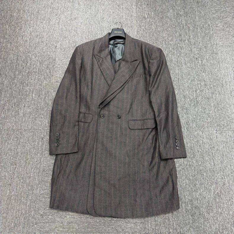Y/Project Y/Project Stripe Wool Coat-yf Size US M / EU 48-50 / 2 - 1 Thumbnail