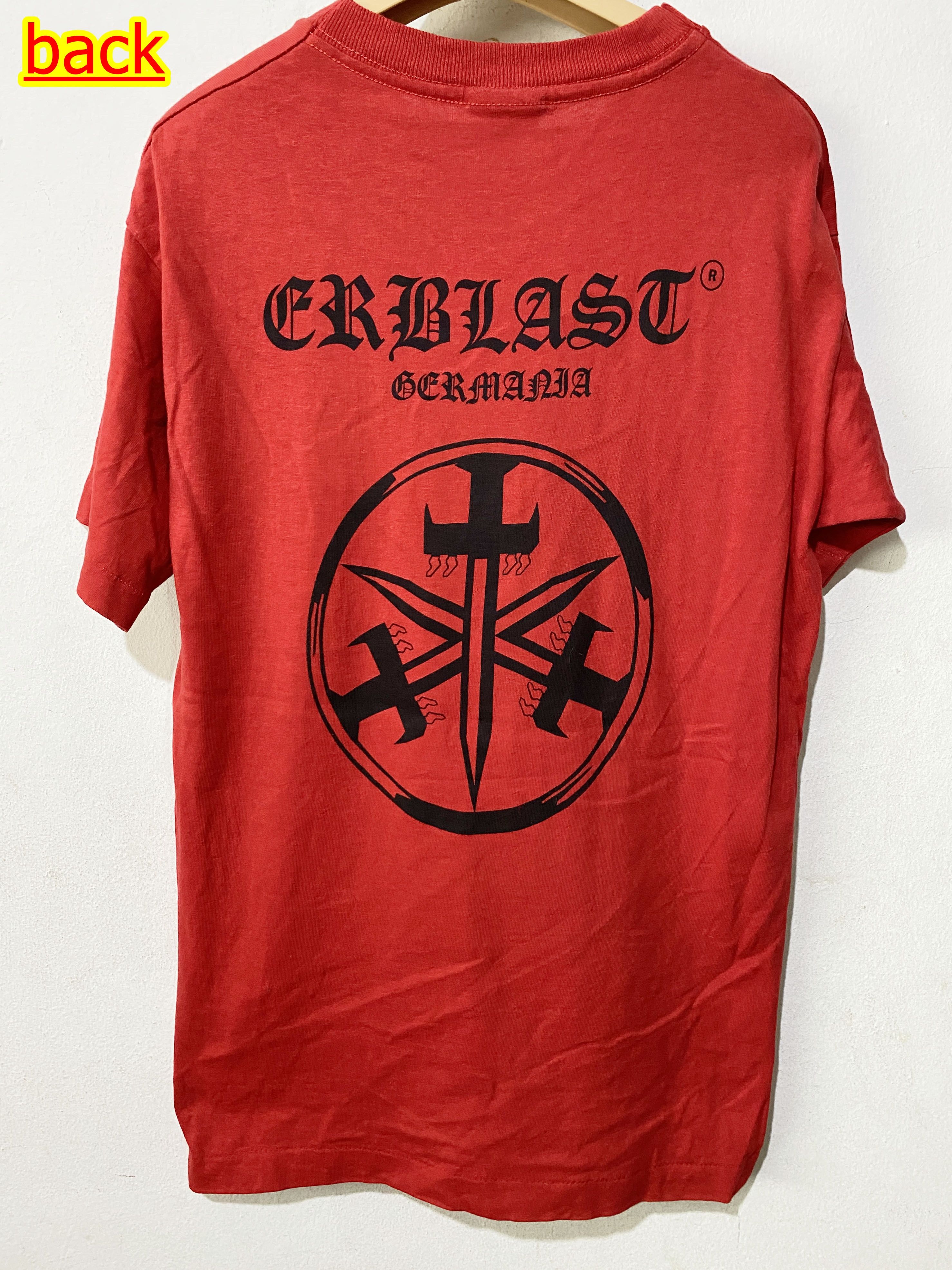 Band Tees × Vintage Vintage 90s Erblast band Shirt Size US S / EU 44-46 / 1 - 1 Thumbnail