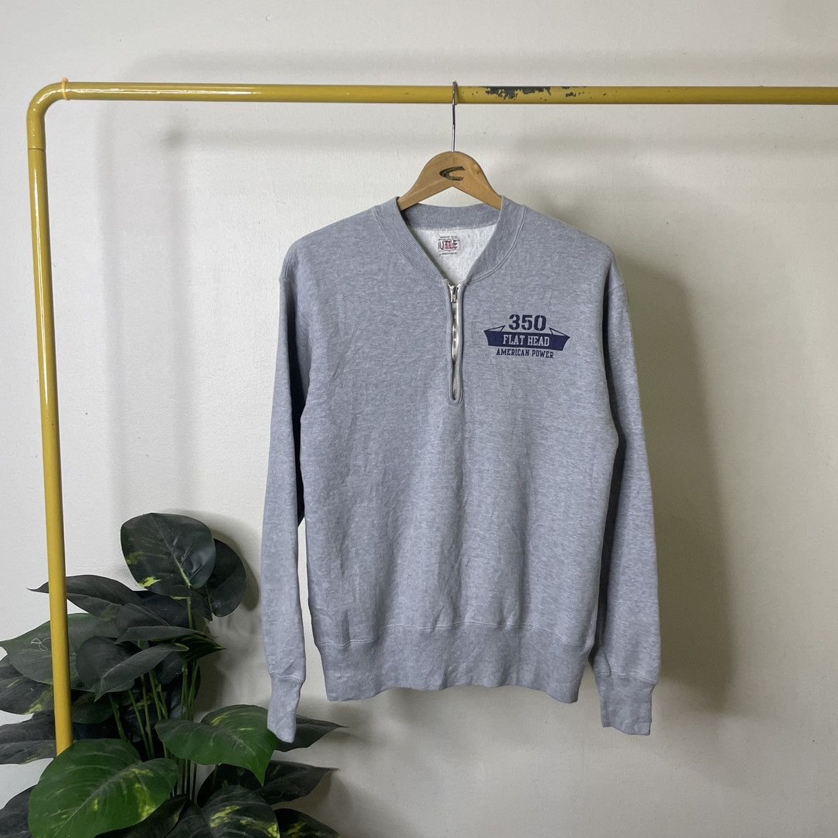The Flat Head The Flat Head East Big Block Half Zipper Sweatshirt Size US M / EU 48-50 / 2 - 4 Thumbnail