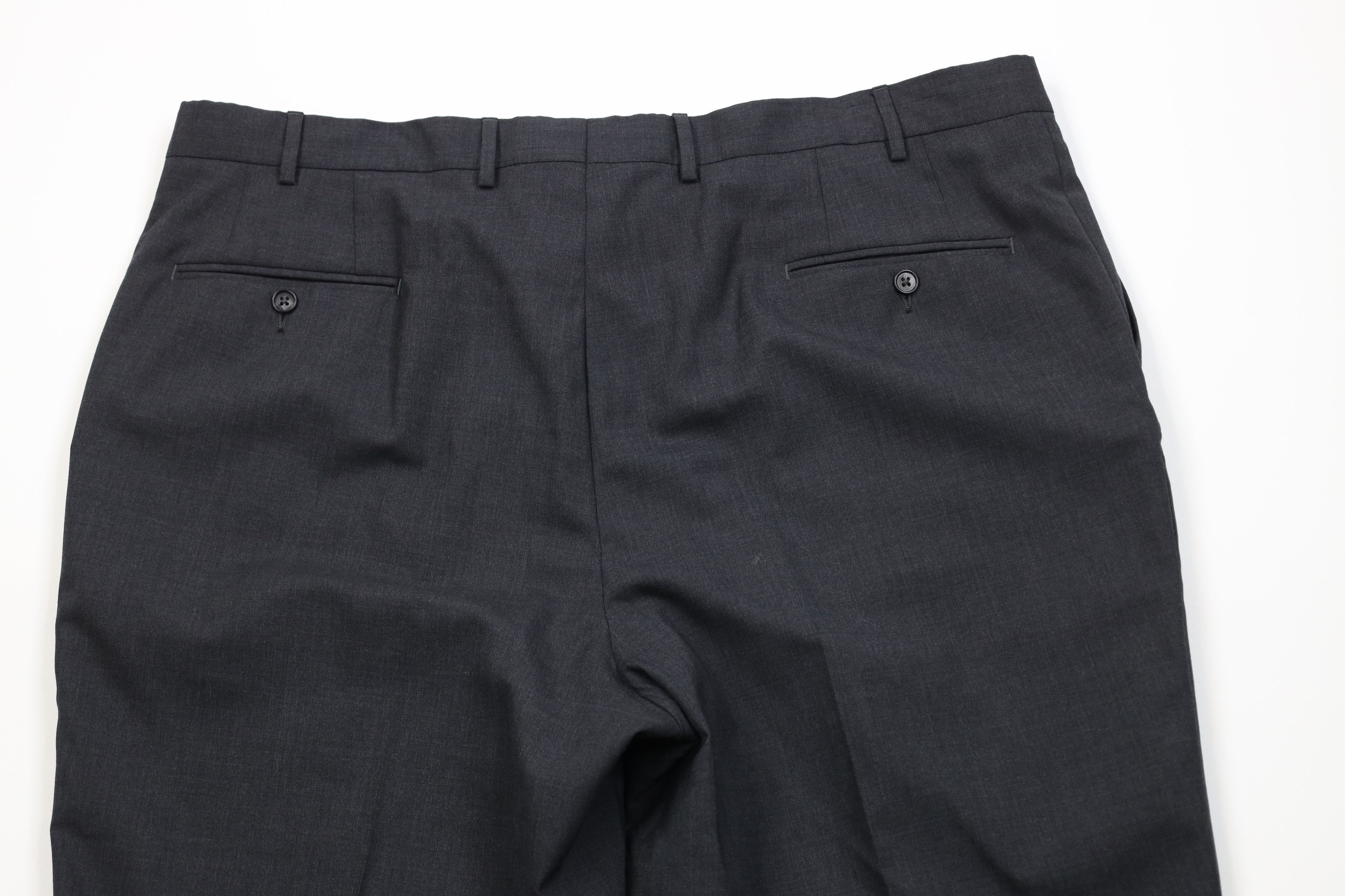 Vintage Vintage 90s Streetwear Wide Leg Chino Pants Charcoal Gray Size US 42 / EU 58 - 9 Thumbnail