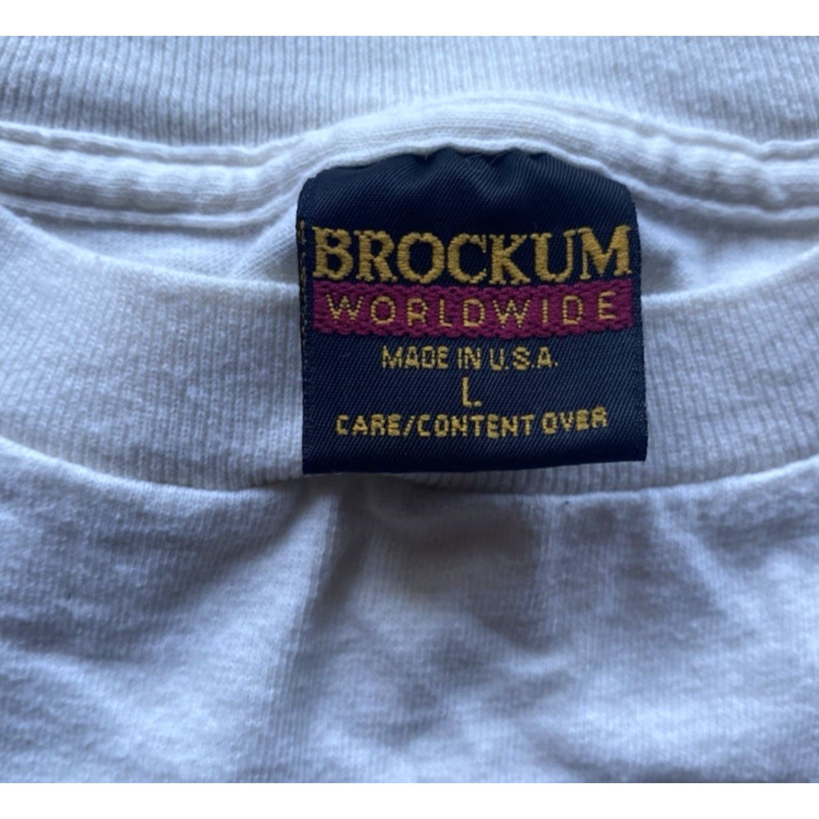 Both VINTAGE Brockum Phil Collins T Shirt 1994 World Tour White Cotton Mens L Short Sleeve Band Music 90s Shirts Men Size US L / EU 52-54 / 3 - 3 Thumbnail