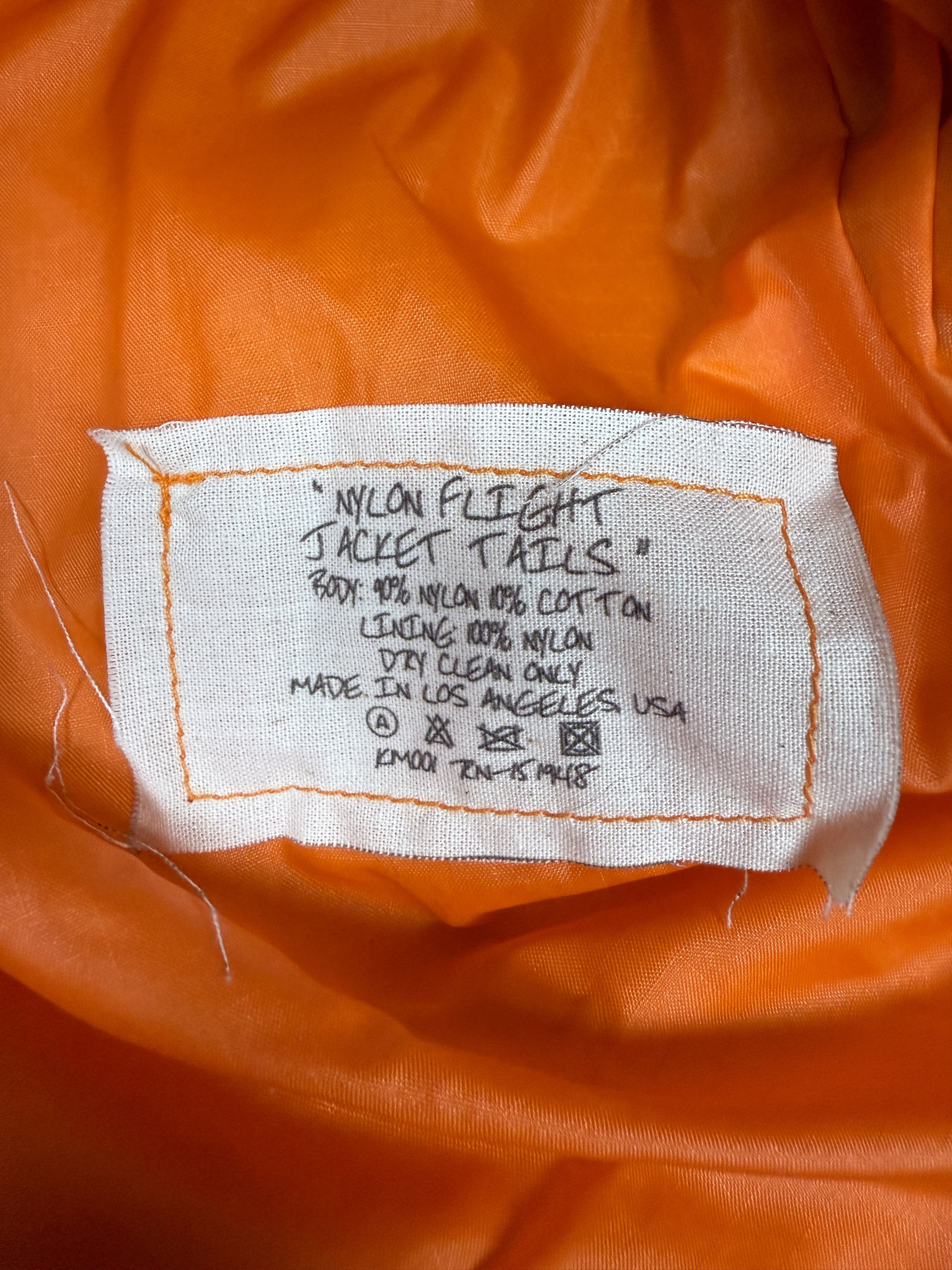 Greg Lauren $2000 Greg Lauren Army Tails Nylon Flight Jacket Size US L / EU 52-54 / 3 - 7 Thumbnail