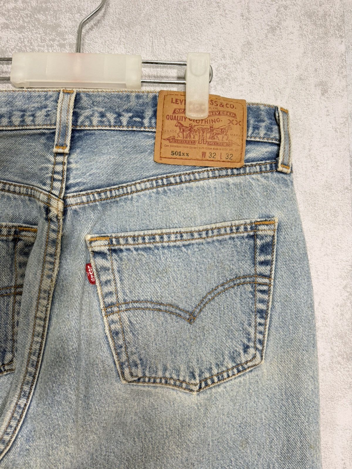 Levi's Vintage Clothing VINTAGE 90s LEVIS 501xx Made in Usa Size US 31 - 10 Thumbnail
